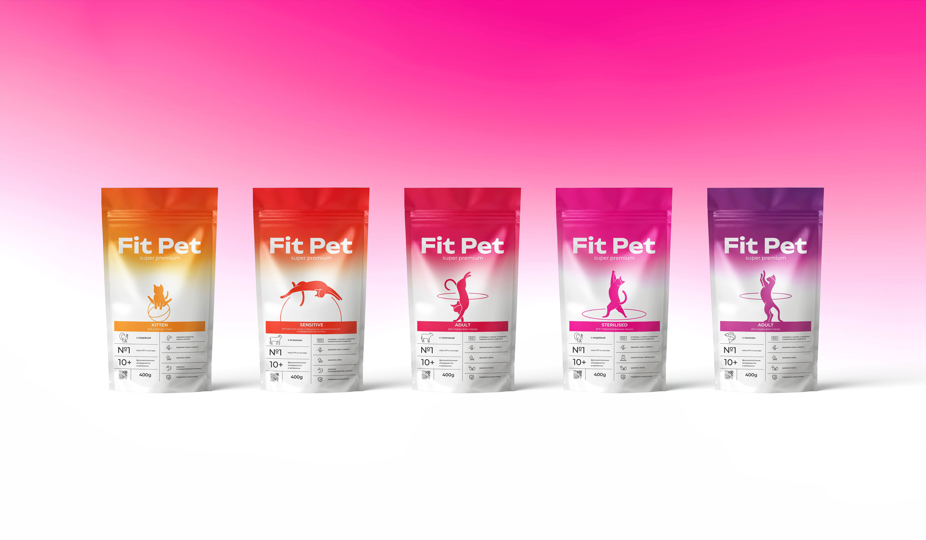 "FIT PET" / упаковка кормов для животных — Изображение №17 — Брендинг на Dprofile