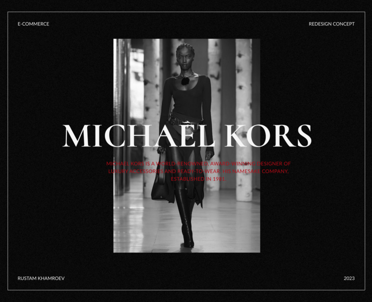 Michael Kors | E-commerce redesign — Интерфейсы на Dprofile