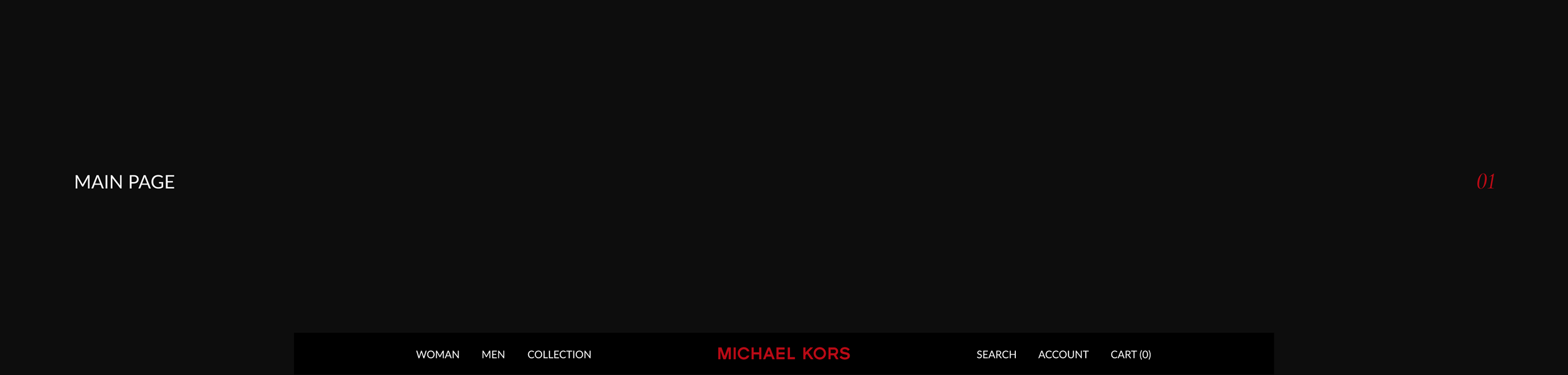 Michael Kors | E-commerce redesign — Изображение №2 — Интерфейсы на Dprofile