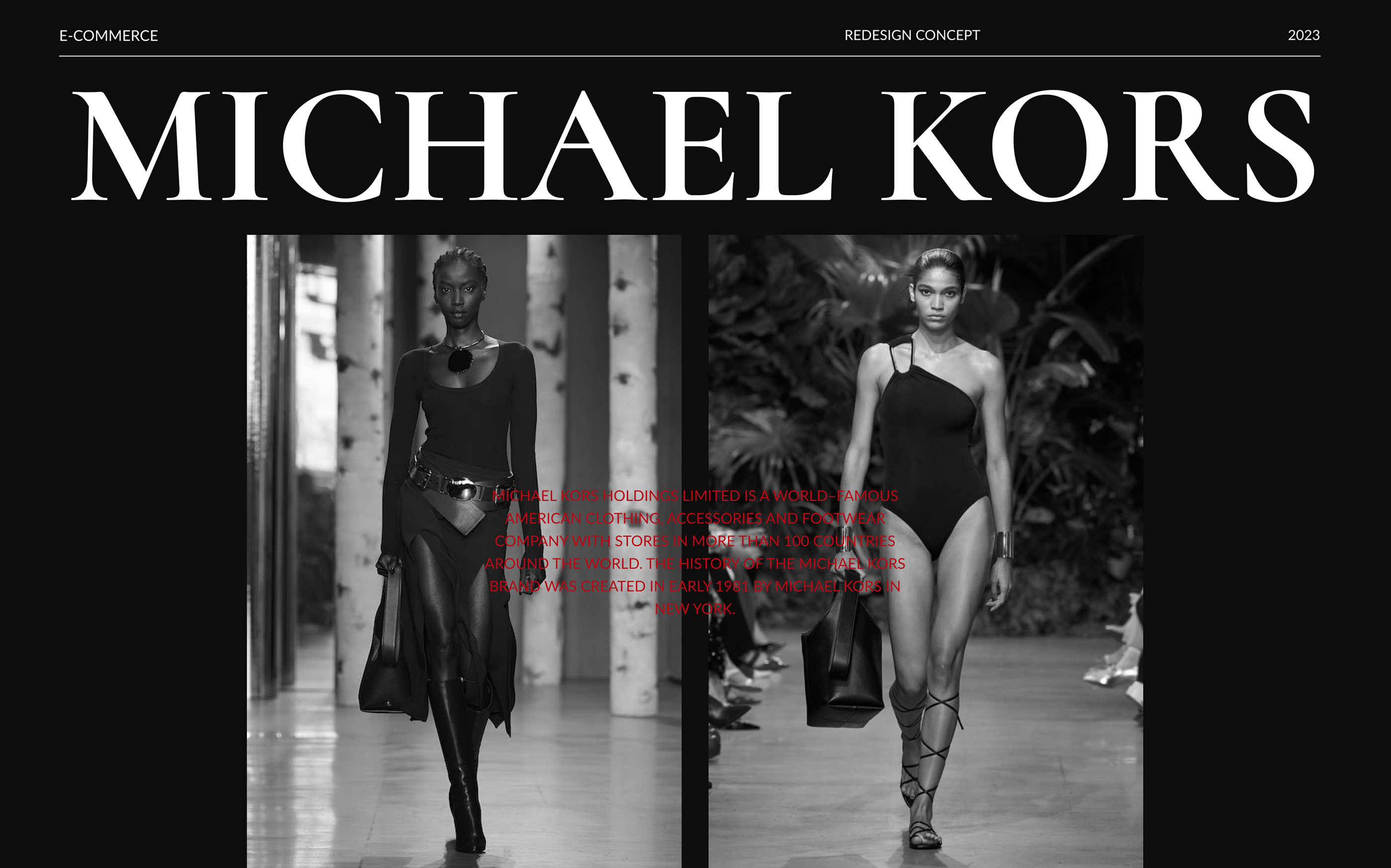 Michael Kors | E-commerce redesign — Изображение №1 — Интерфейсы на Dprofile