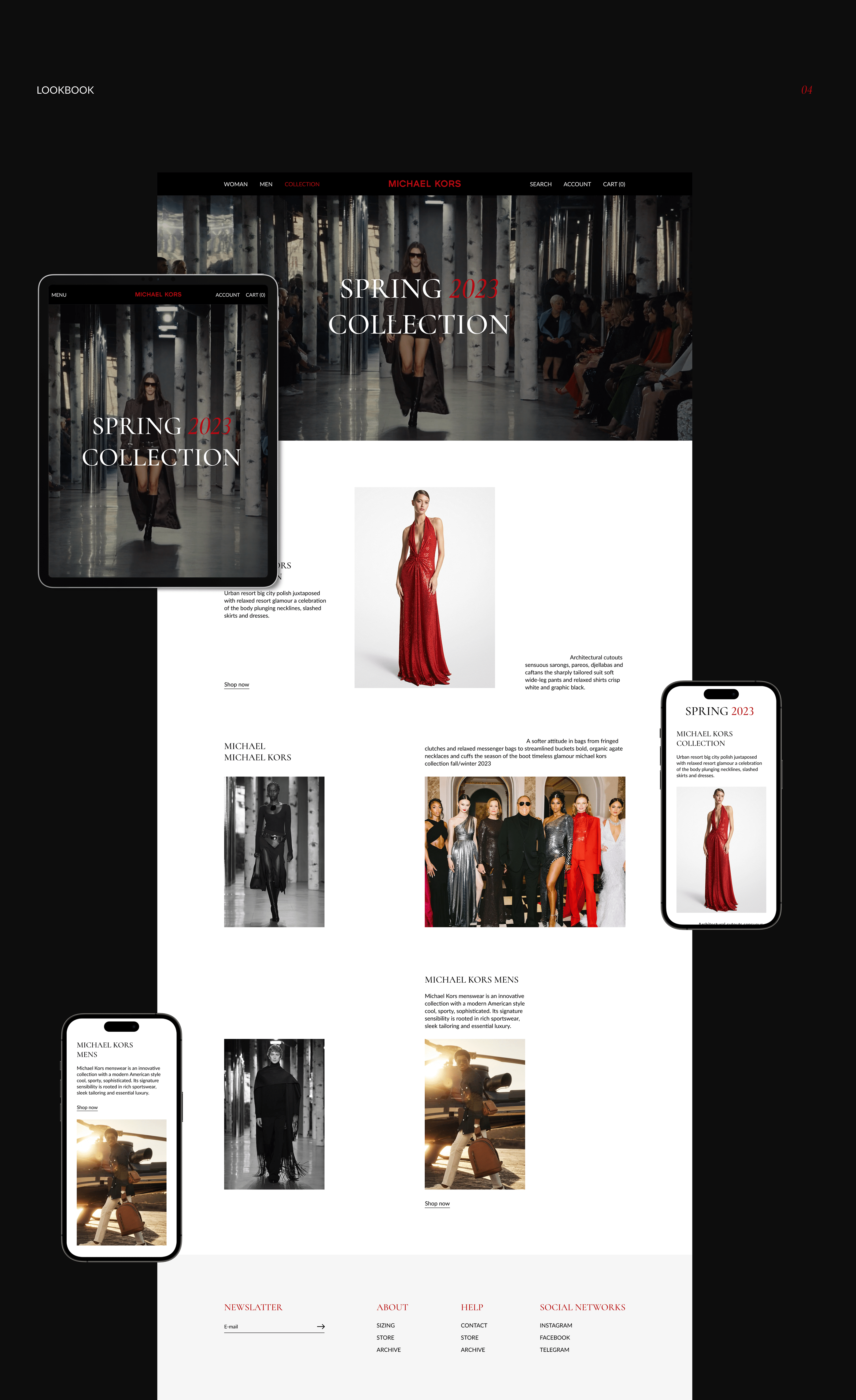 Michael Kors | E-commerce redesign — Изображение №9 — Интерфейсы на Dprofile