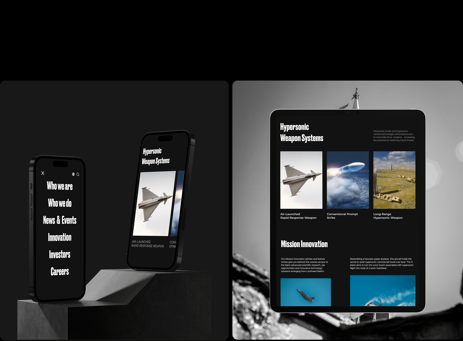 Corporate website concept Lockheed Martin — Изображение №6 — Интерфейсы, Брендинг на Dprofile