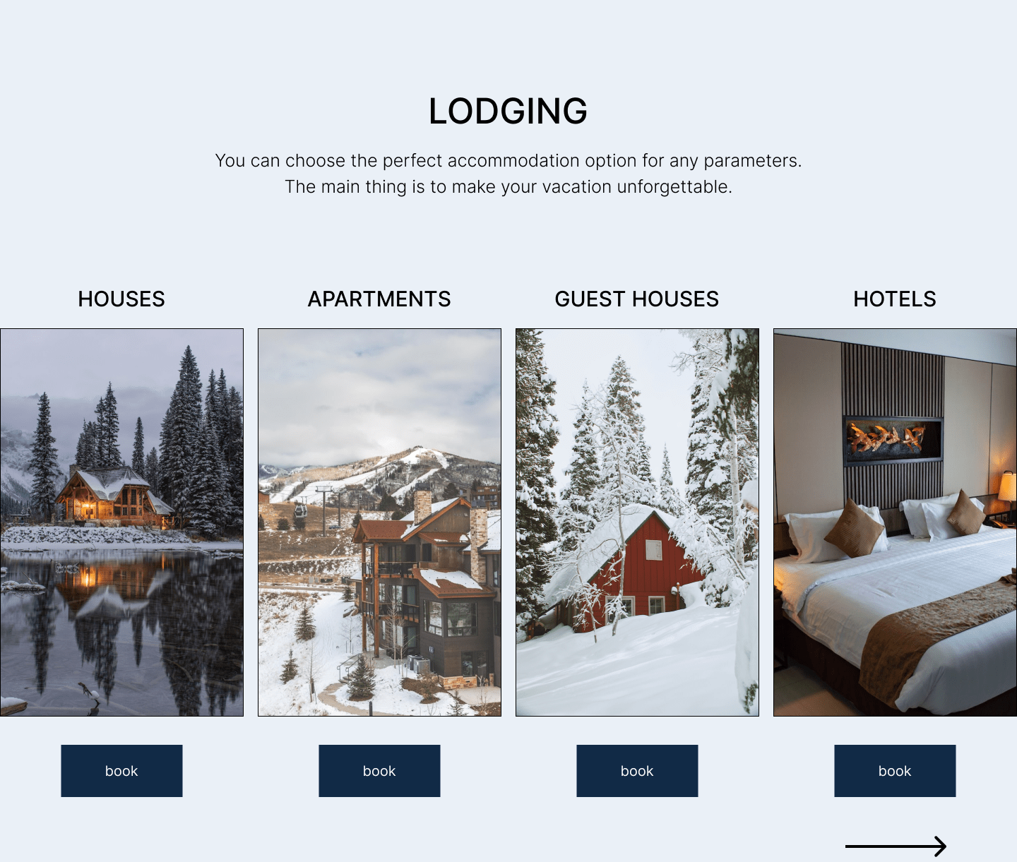 А traveling agency - Arctic Travels — Изображение №2 — Интерфейсы на Dprofile