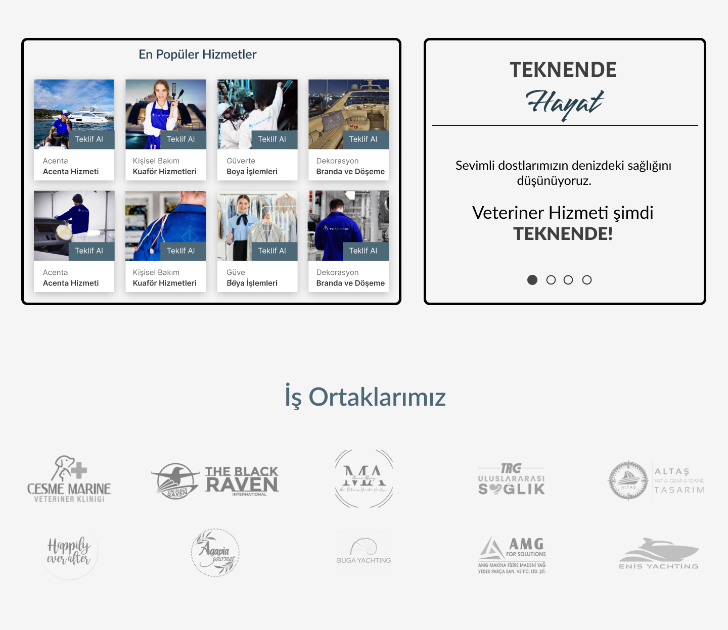 Boat life - Тeknende — Изображение №2 — Интерфейсы на Dprofile