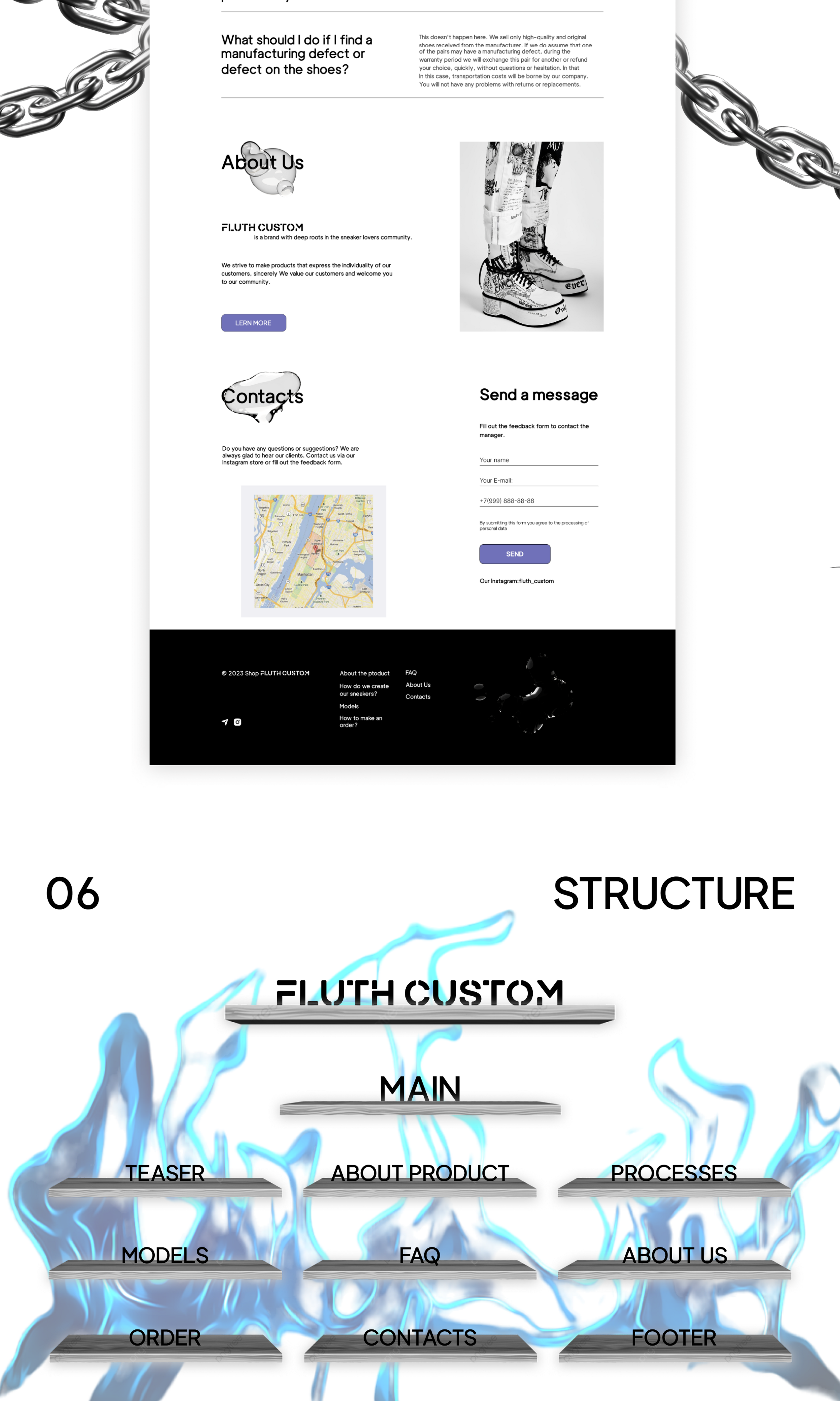 Интернет-магазин кастомных кроссовок — Изображение №5 — Интерфейсы на Dprofile
