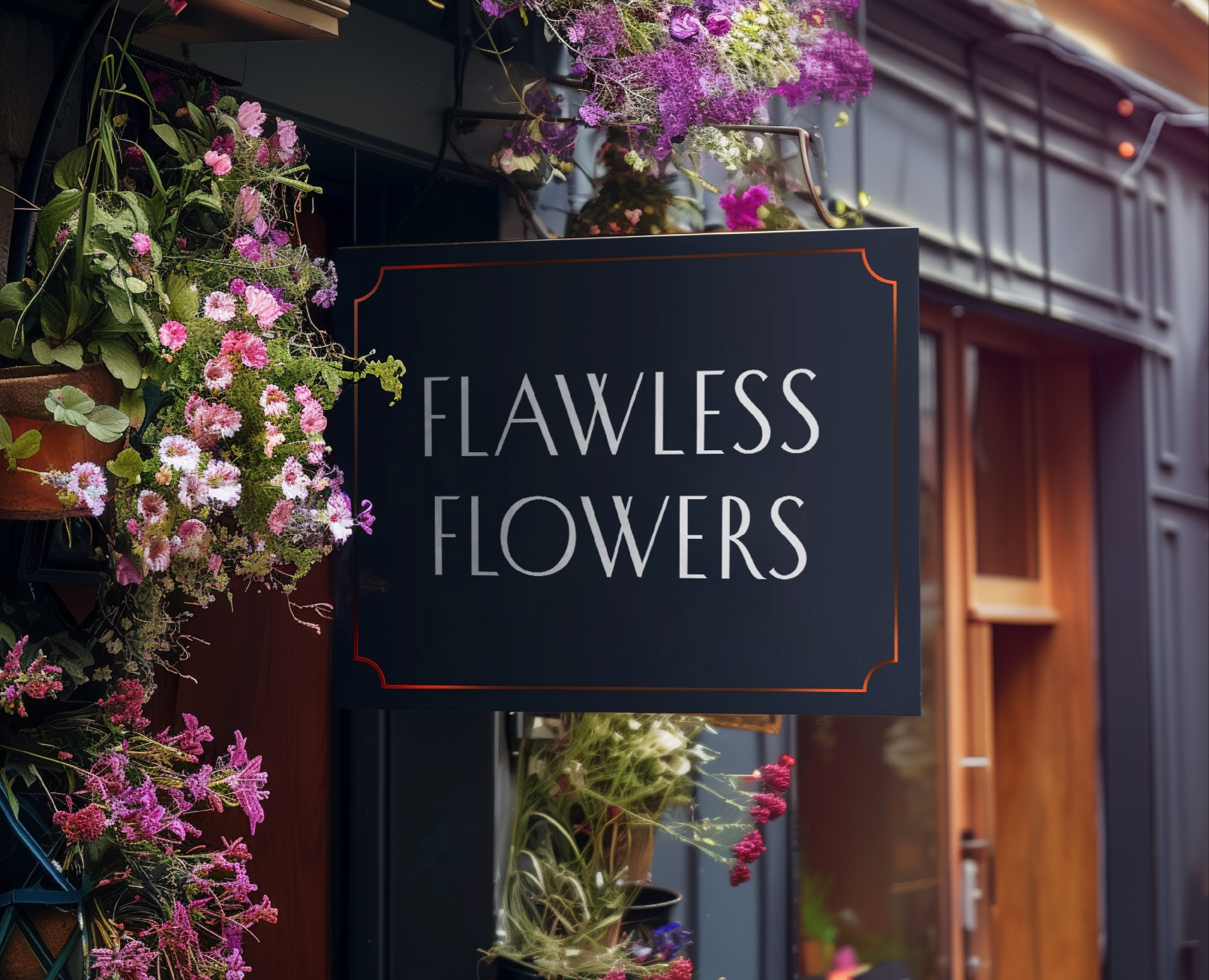 ФИРМЕННЫЙ СТИЛЬ | ЛОГОТИП ЦВЕТОЧНОГО МАГАЗИНА на Dprofile