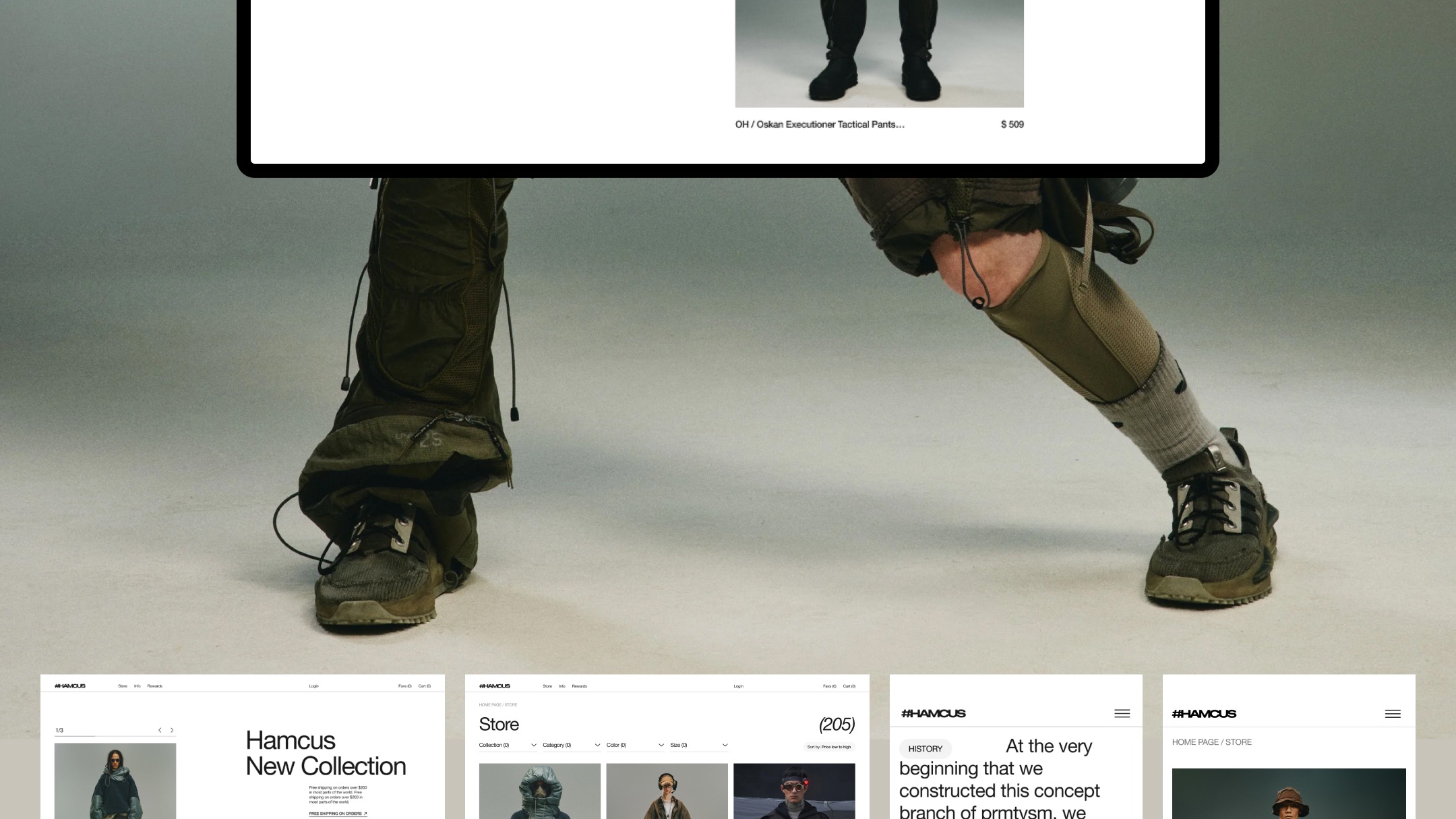 ONLINE STORE HAMCUS | WEB-DESIGN — Изображение №8 — Интерфейсы на Dprofile