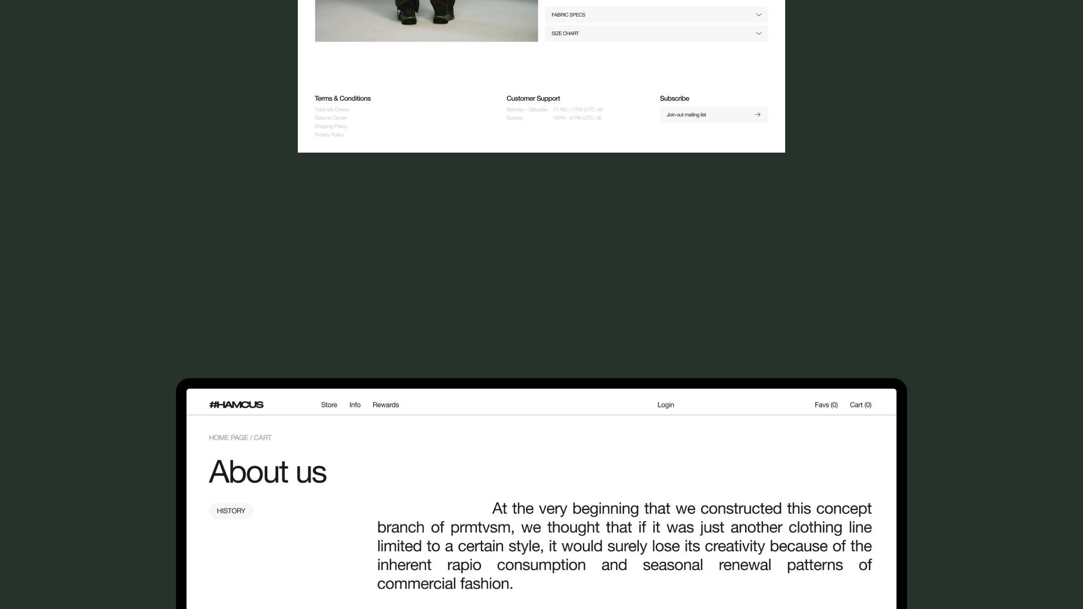 ONLINE STORE HAMCUS | WEB-DESIGN — Изображение №19 — Интерфейсы на Dprofile