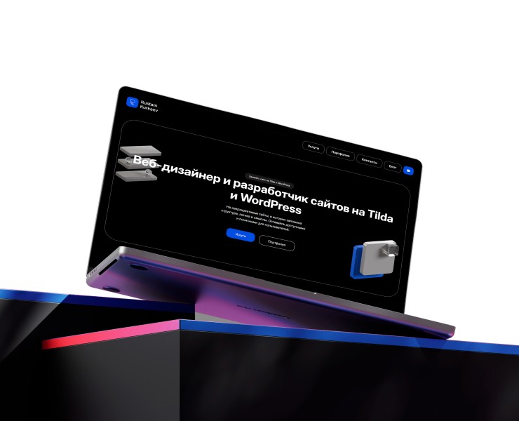 Portfolio website | web-design and development на Dprofile
