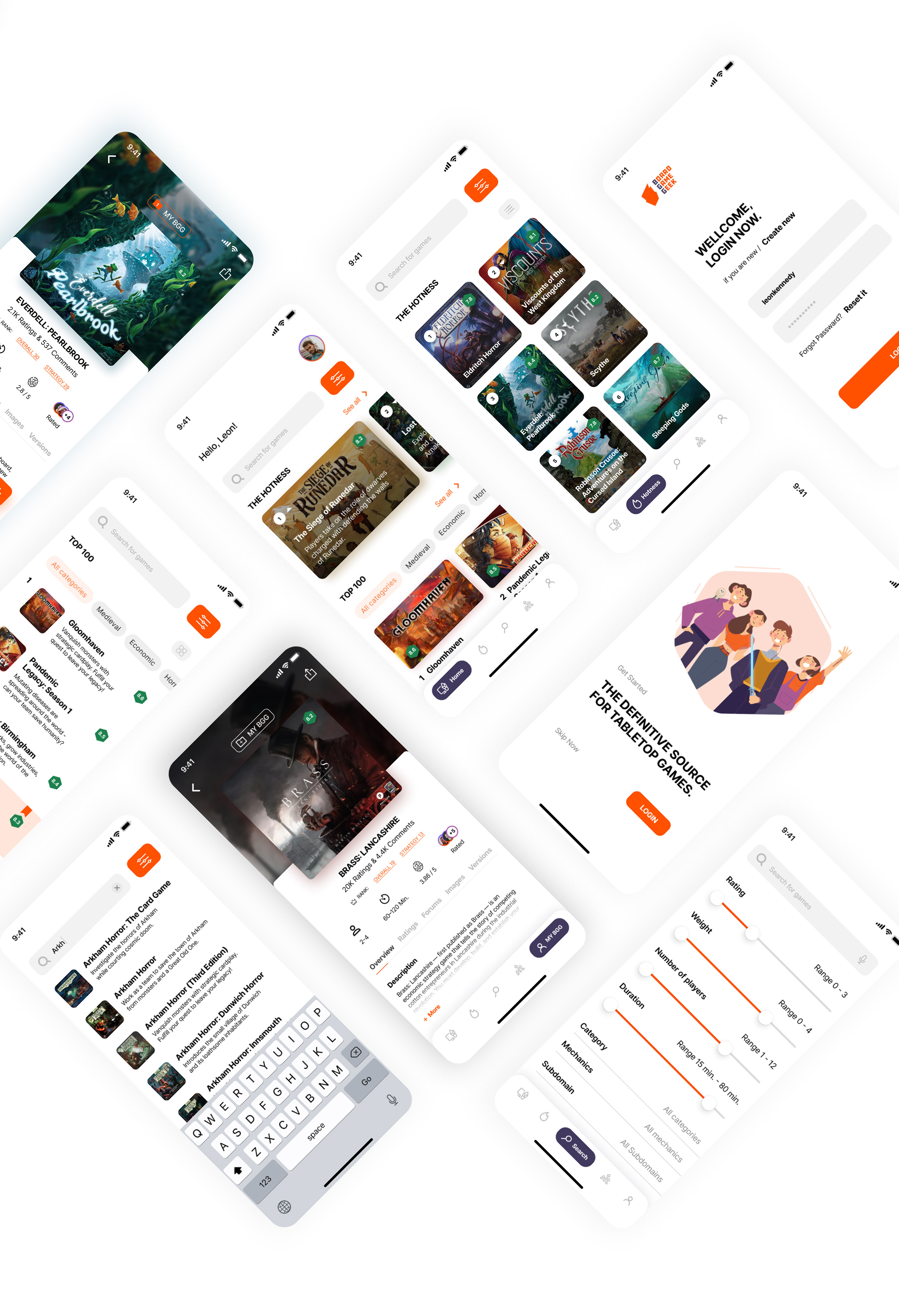 Board Game Geek - Mobile App Redesign — Изображение №10 — Интерфейсы на Dprofile