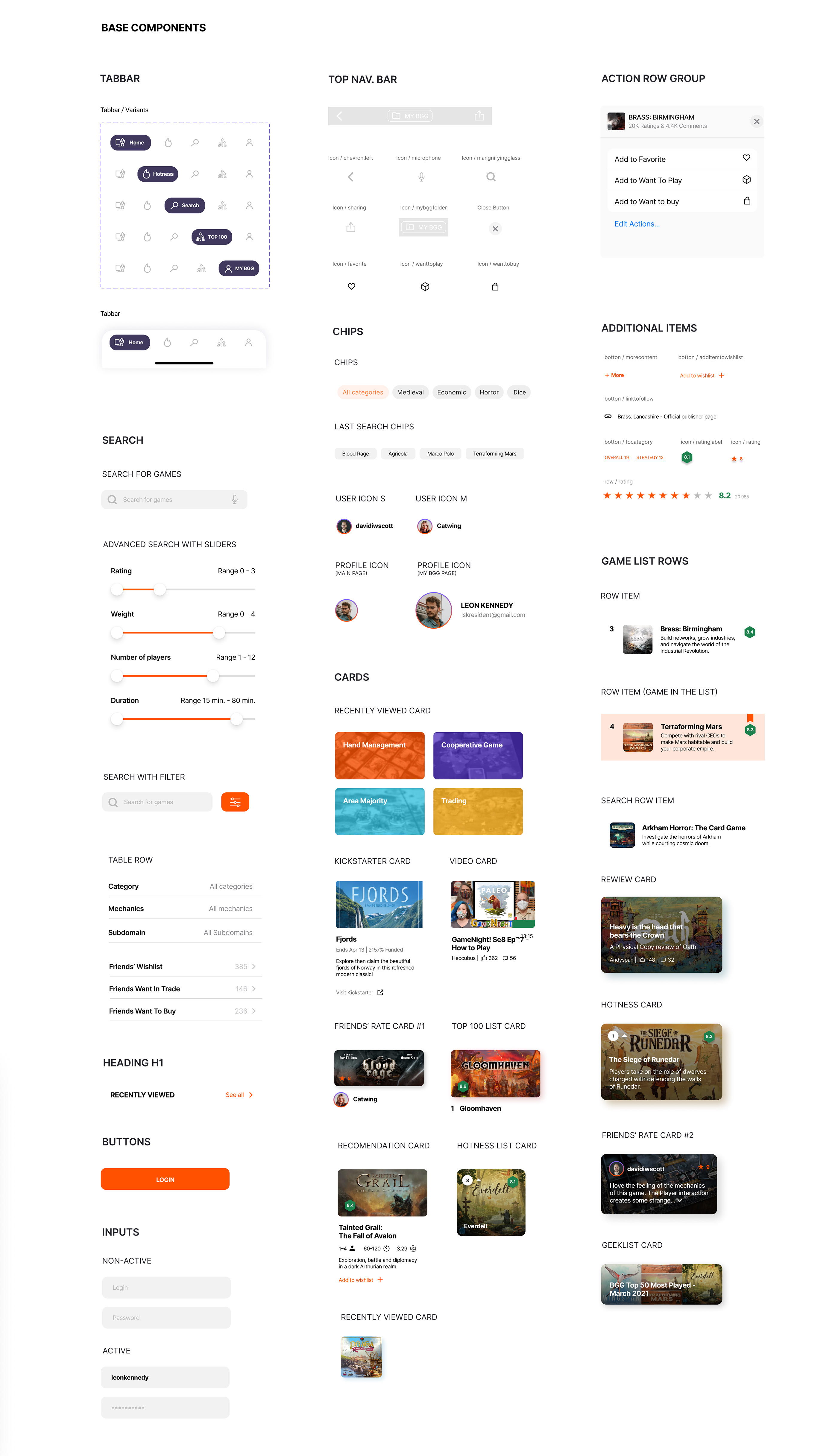 Board Game Geek - Mobile App Redesign — Изображение №8 — Интерфейсы на Dprofile