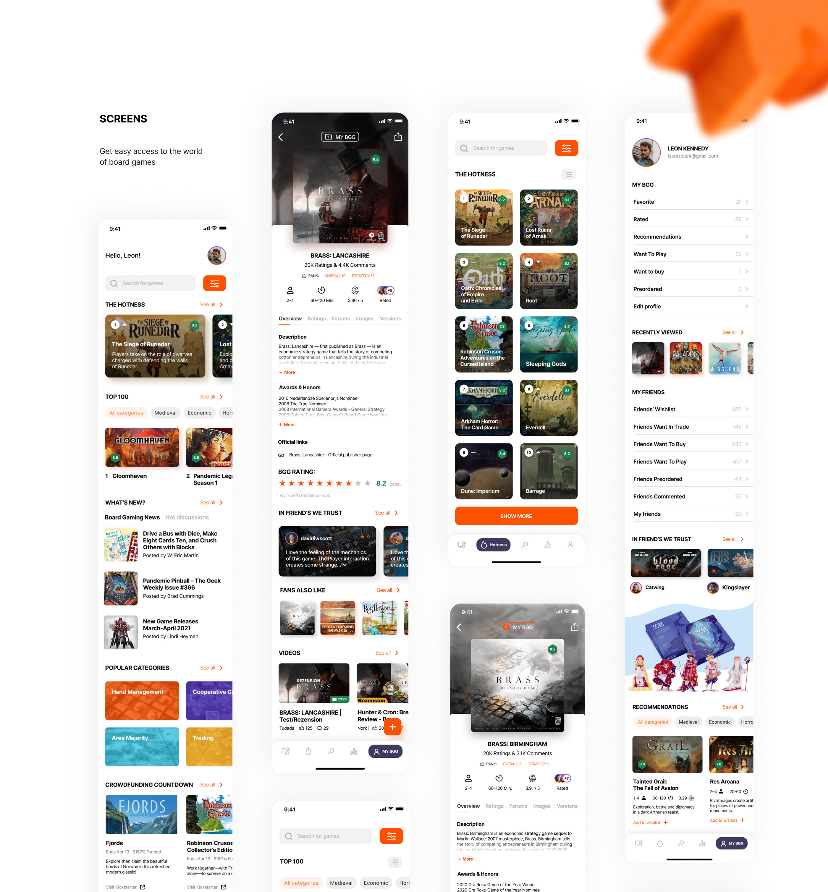 Board Game Geek - Mobile App Redesign — Изображение №6 — Интерфейсы на Dprofile