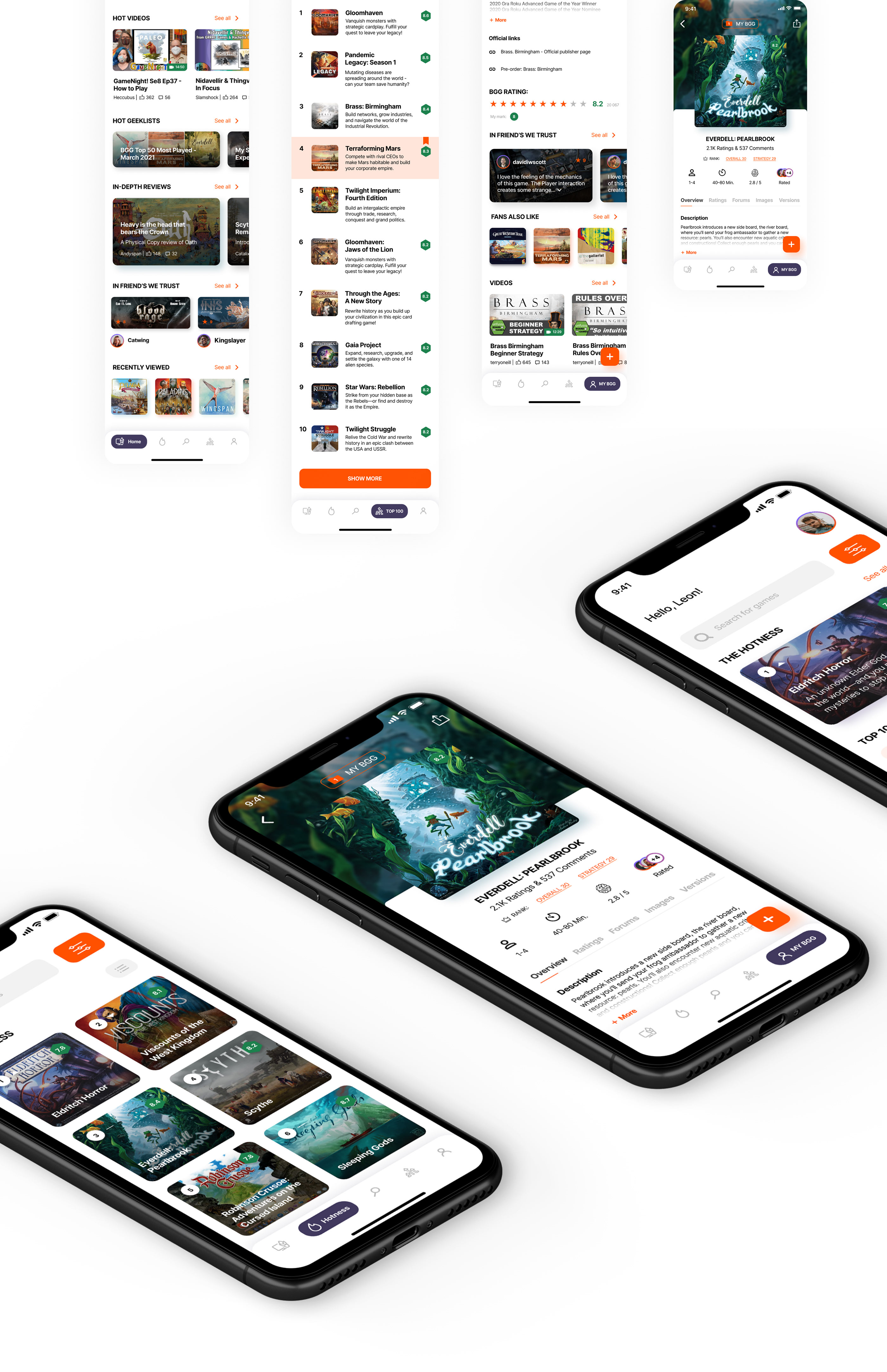 Board Game Geek - Mobile App Redesign — Изображение №7 — Интерфейсы на Dprofile
