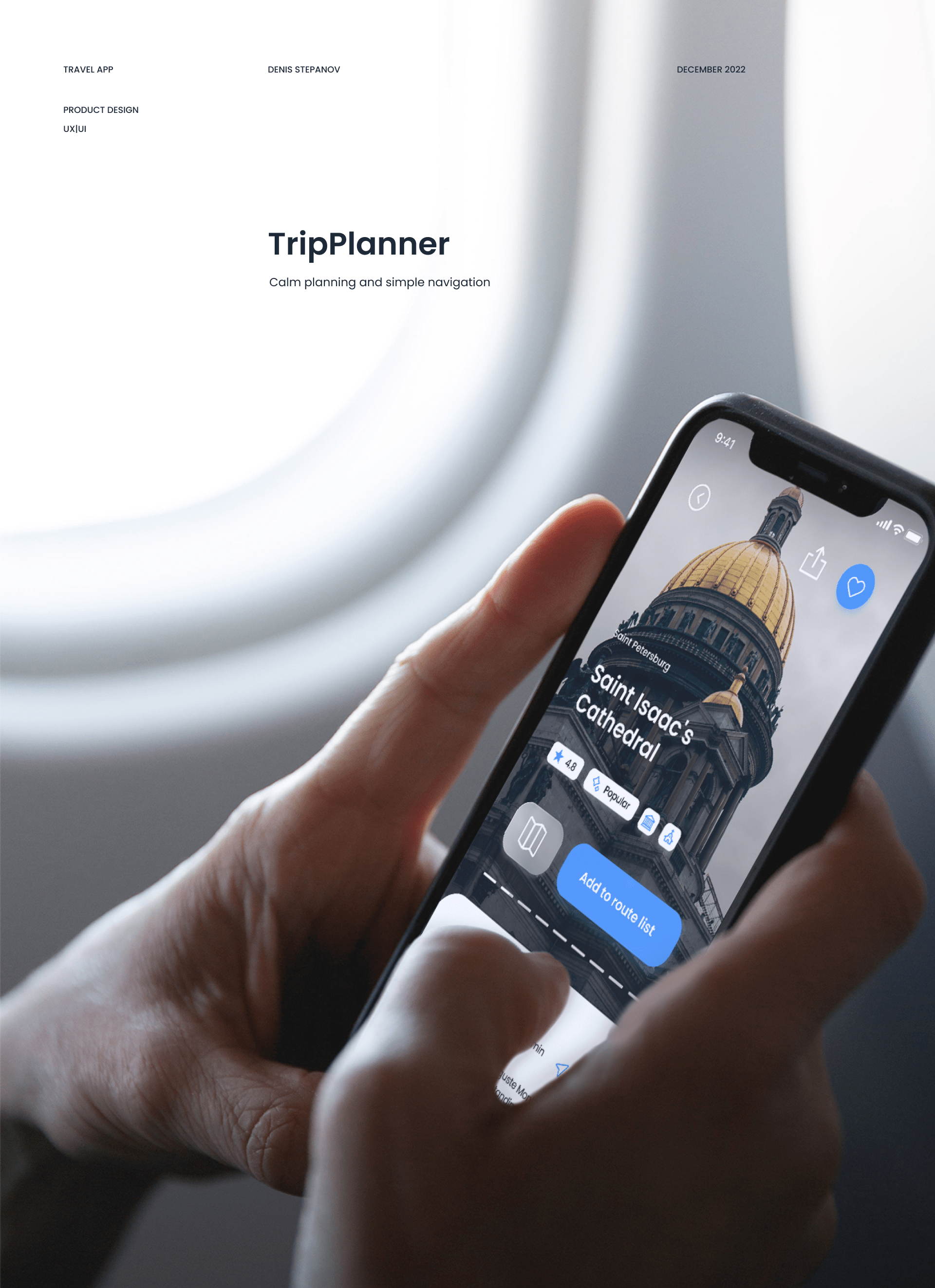 Travel App Design Concept | Trip Planner — Изображение №1 — Интерфейсы на Dprofile
