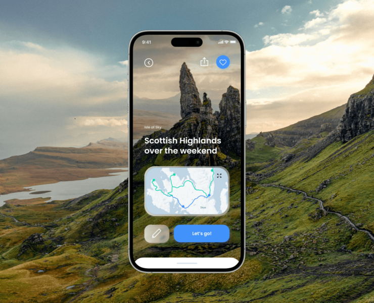 Travel App Design Concept | Trip Planner — Интерфейсы на Dprofile