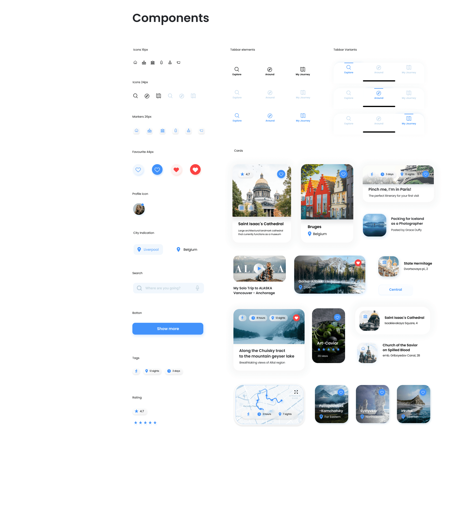 Travel App Design Concept | Trip Planner — Изображение №11 — Интерфейсы на Dprofile