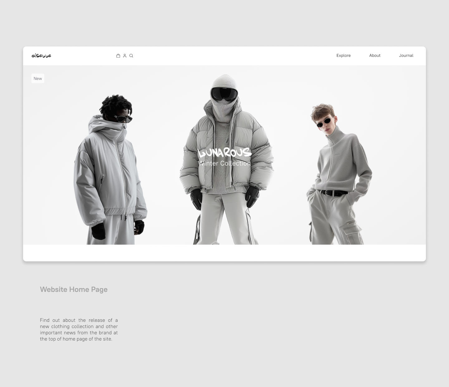 Giselle – Clothing Engineering — Изображение №4 — Интерфейсы, Брендинг на Dprofile