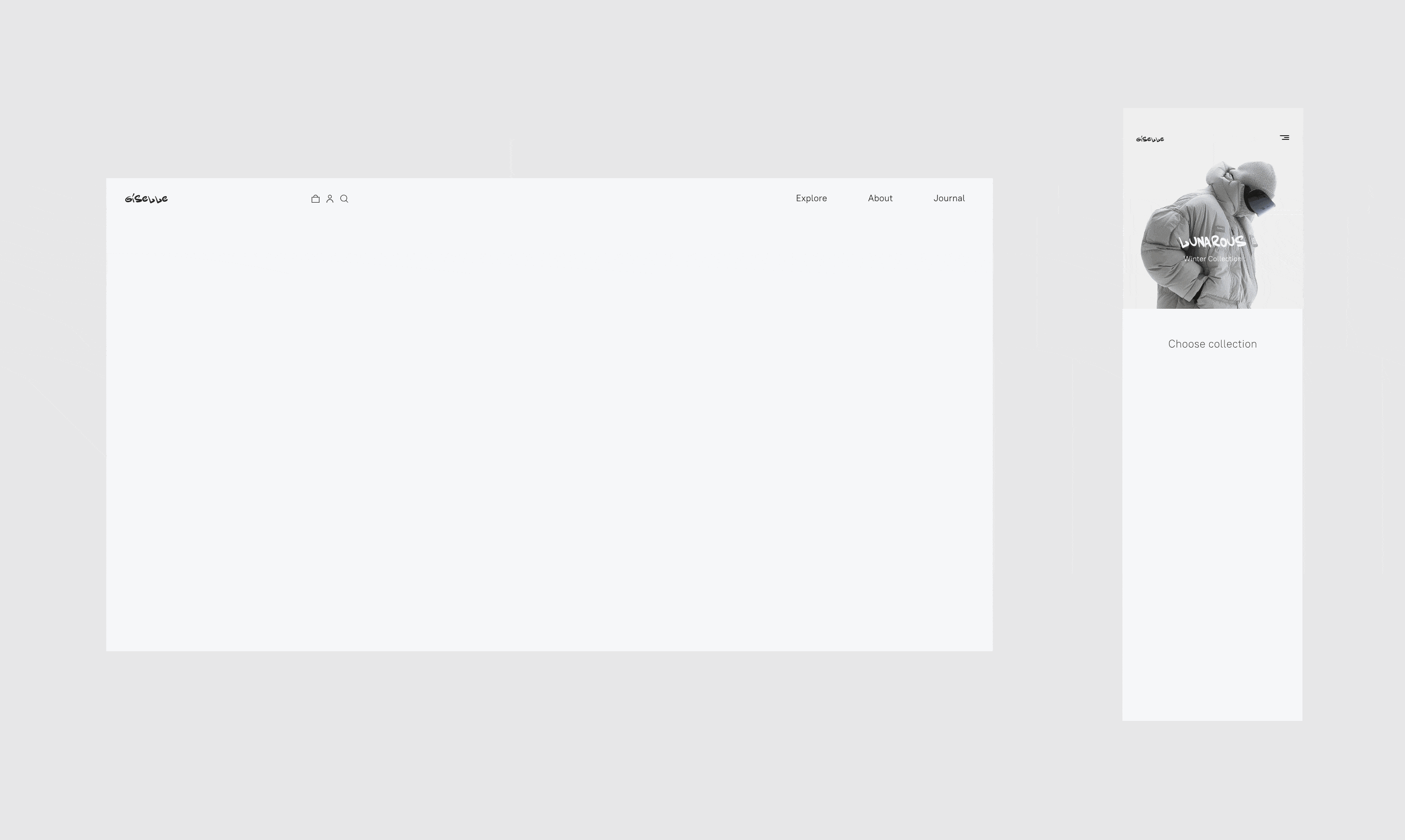 Giselle – Clothing Engineering — Изображение №9 — Интерфейсы, Брендинг на Dprofile