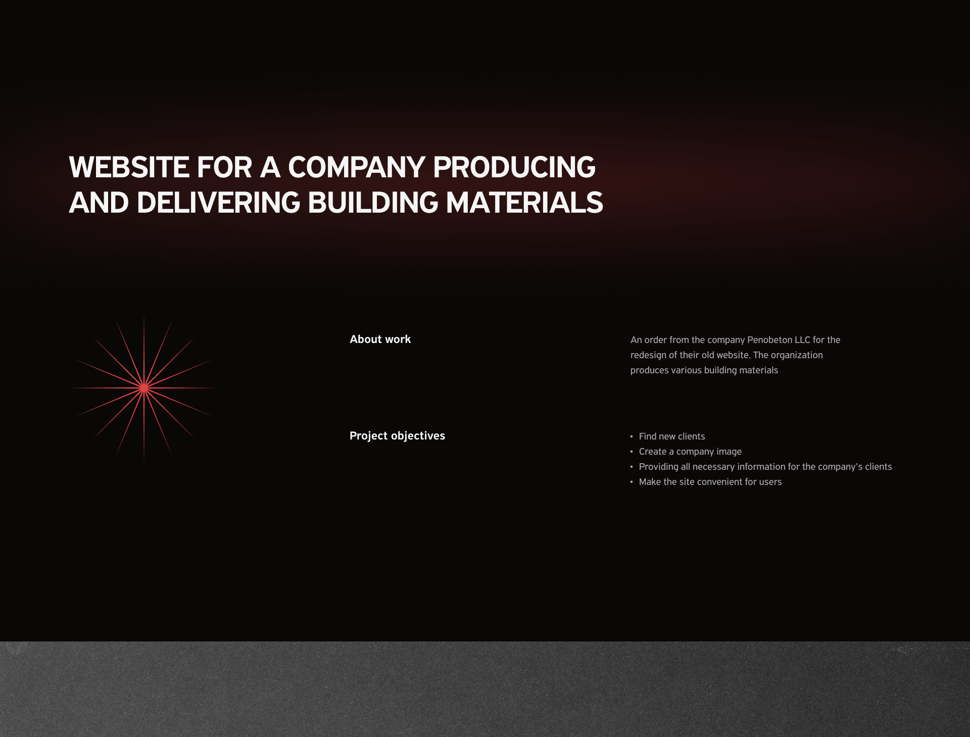Website redesign for a building materials manufacturer — Изображение №2 — Интерфейсы, Брендинг на Dprofile