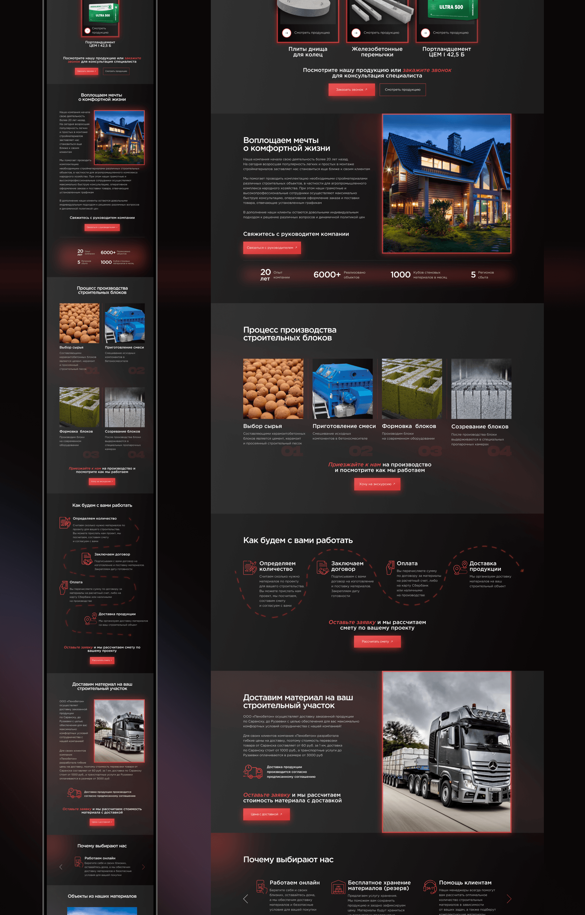 Website redesign for a building materials manufacturer — Изображение №9 — Интерфейсы, Брендинг на Dprofile