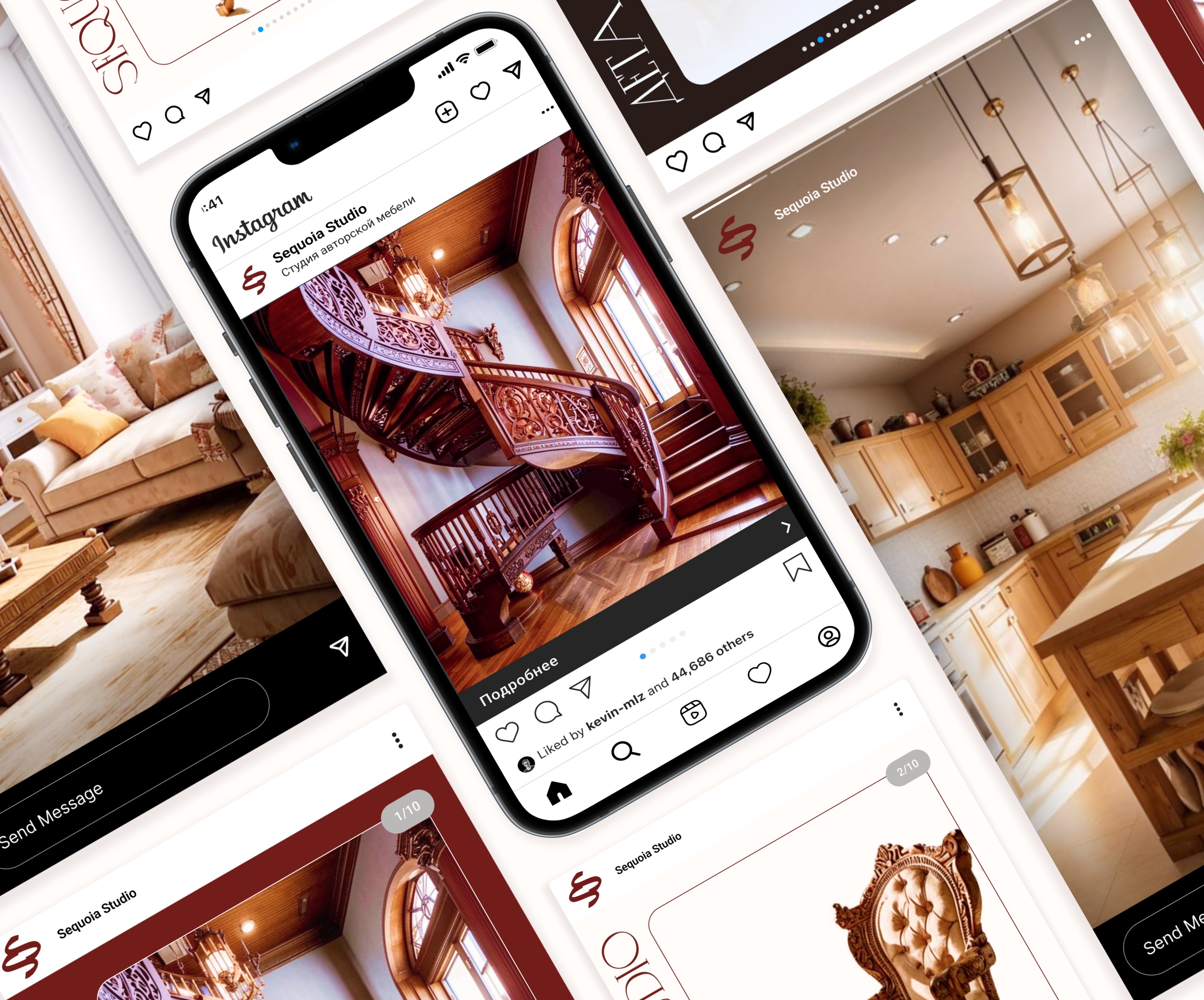 SEQUOIA STUDIO Furniture Brand Identity | Landing Page — Изображение №11 — Брендинг на Dprofile