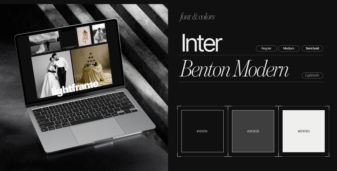 Landing page for wedding photographer — Изображение №5 — Интерфейсы, Брендинг на Dprofile