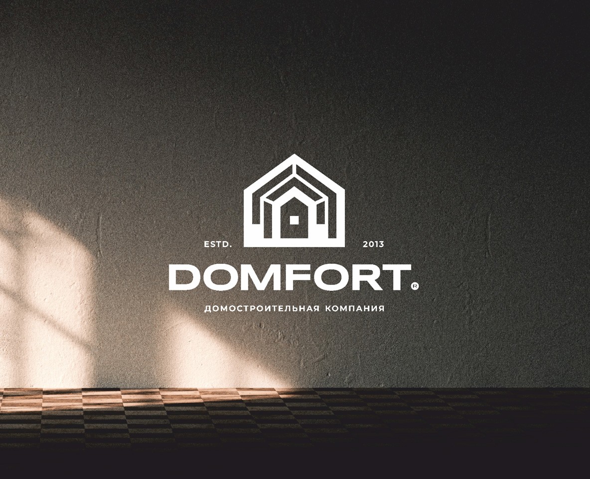 DOMFORT | BRAND IDENTITY | СТРОИТЕЛЬНАЯ КОМПАНИЯ — Брендинг, Графика на Dprofile