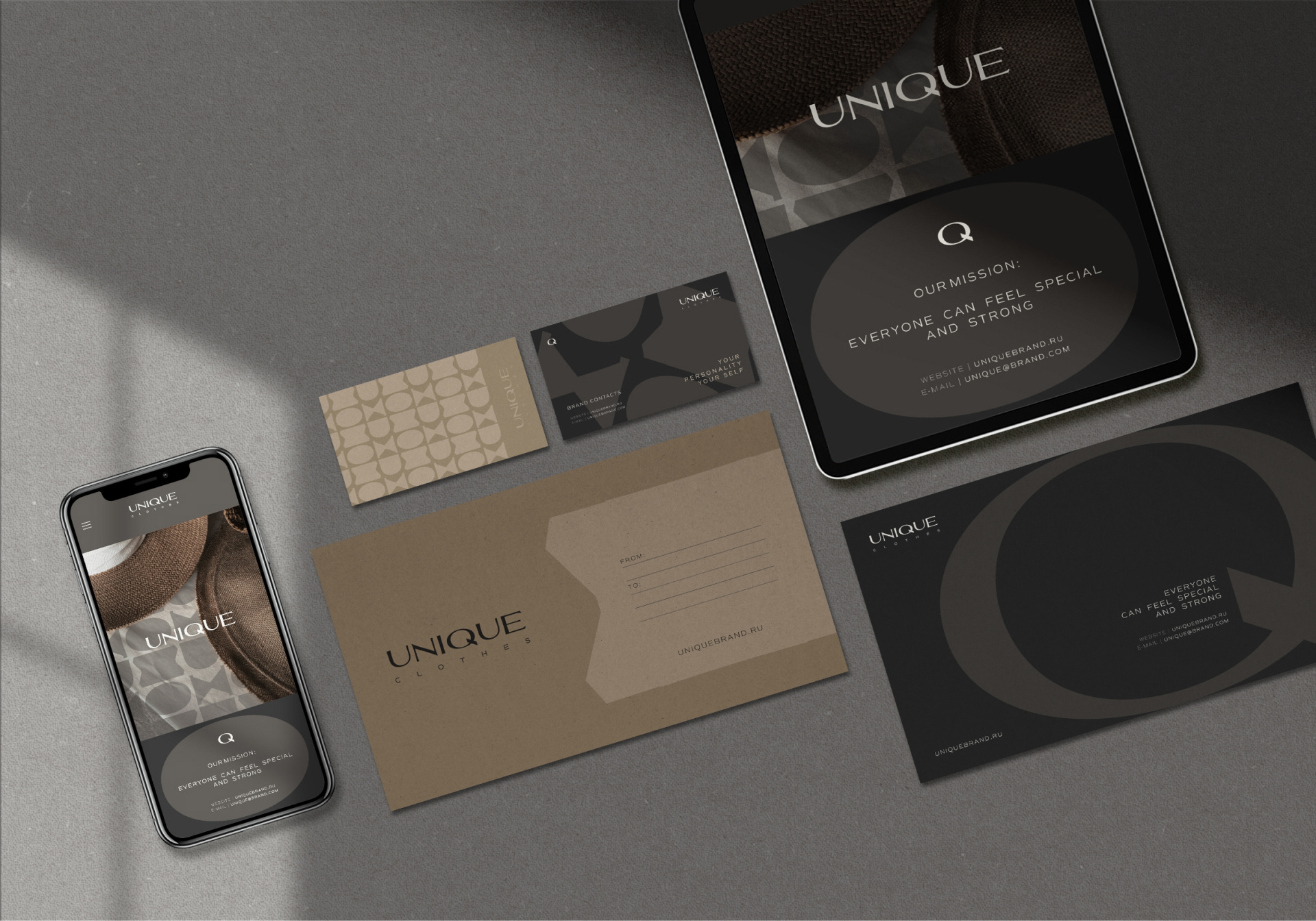 UNIQUE | BRAND IDENTITY | БРЕНД ОДЕЖДЫ — Изображение №8 — Брендинг, Графика на Dprofile