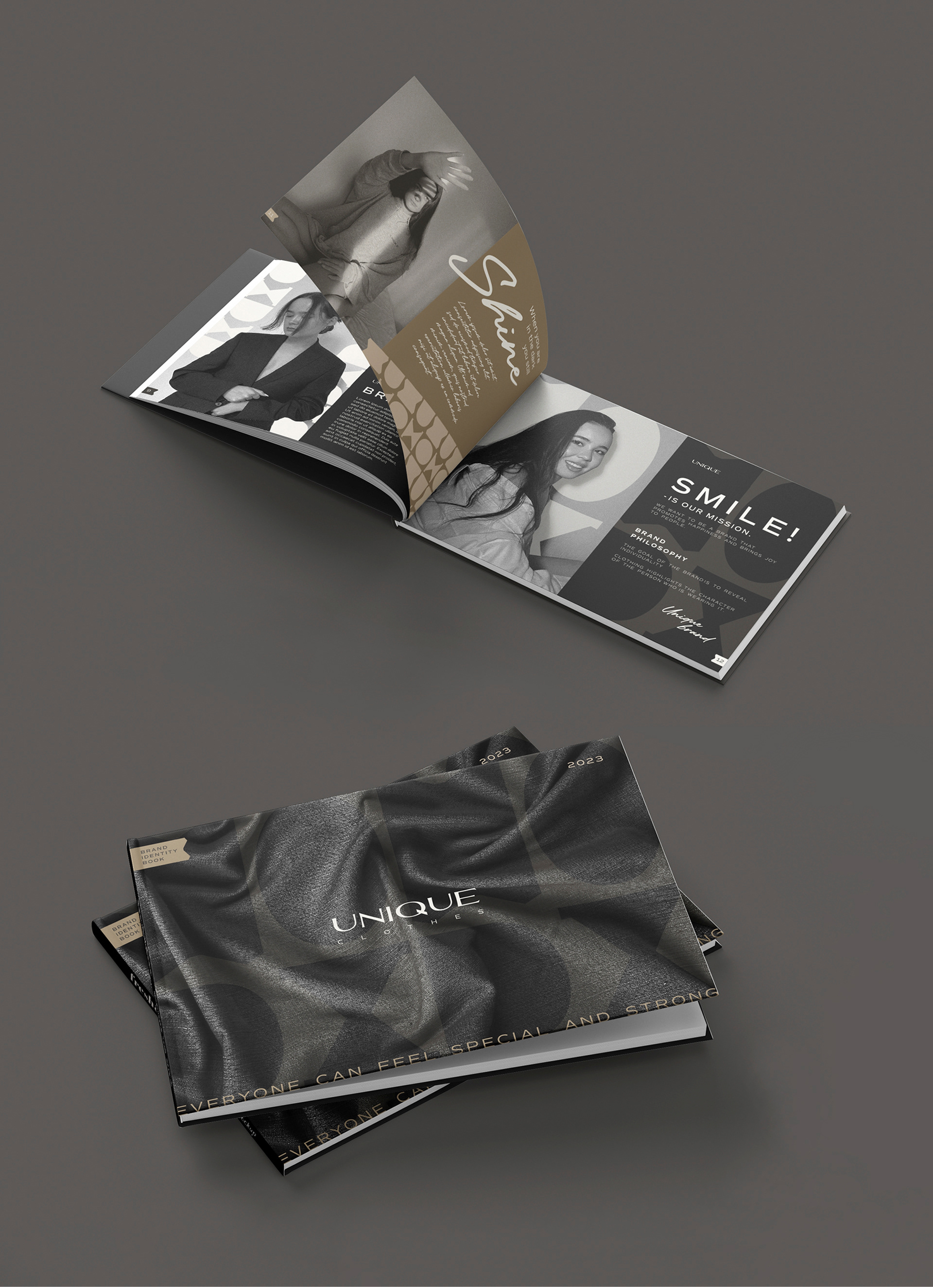 UNIQUE | BRAND IDENTITY | БРЕНД ОДЕЖДЫ — Изображение №9 — Брендинг, Графика на Dprofile