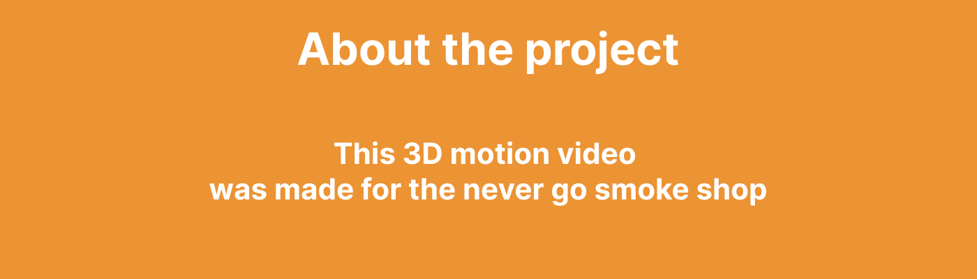 Never go smoke 3D Motion Video — Изображение №1 — 3D, Анимация на Dprofile