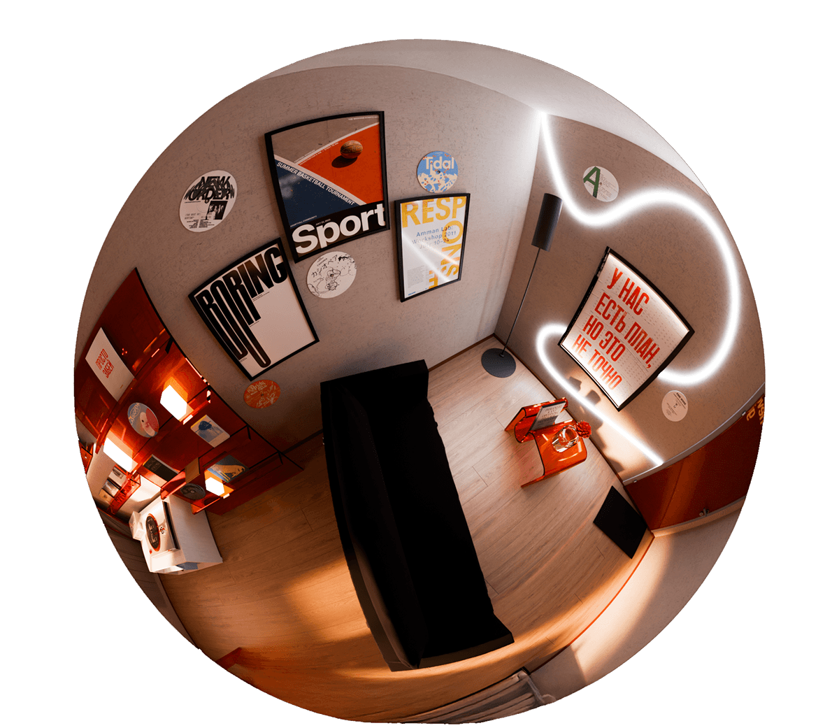 solar workspace // 3d environment — Изображение №1 — Иллюстрация, 3D на Dprofile