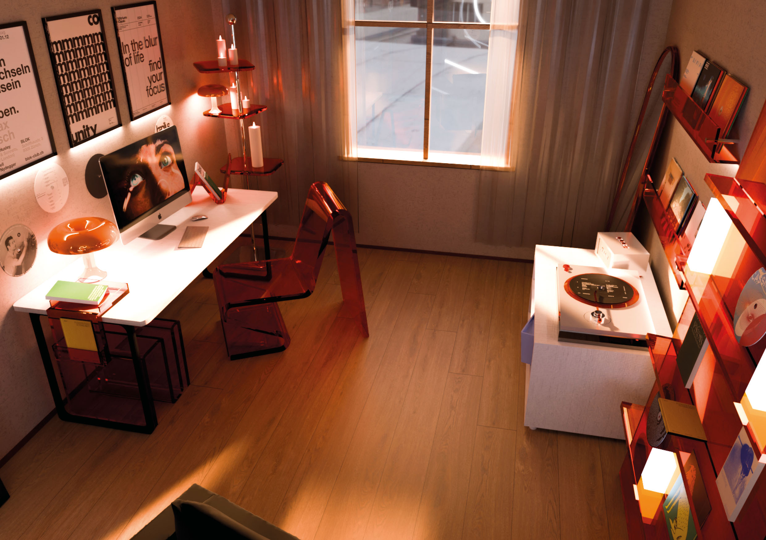 solar workspace // 3d environment — Изображение №8 — Иллюстрация, 3D на Dprofile