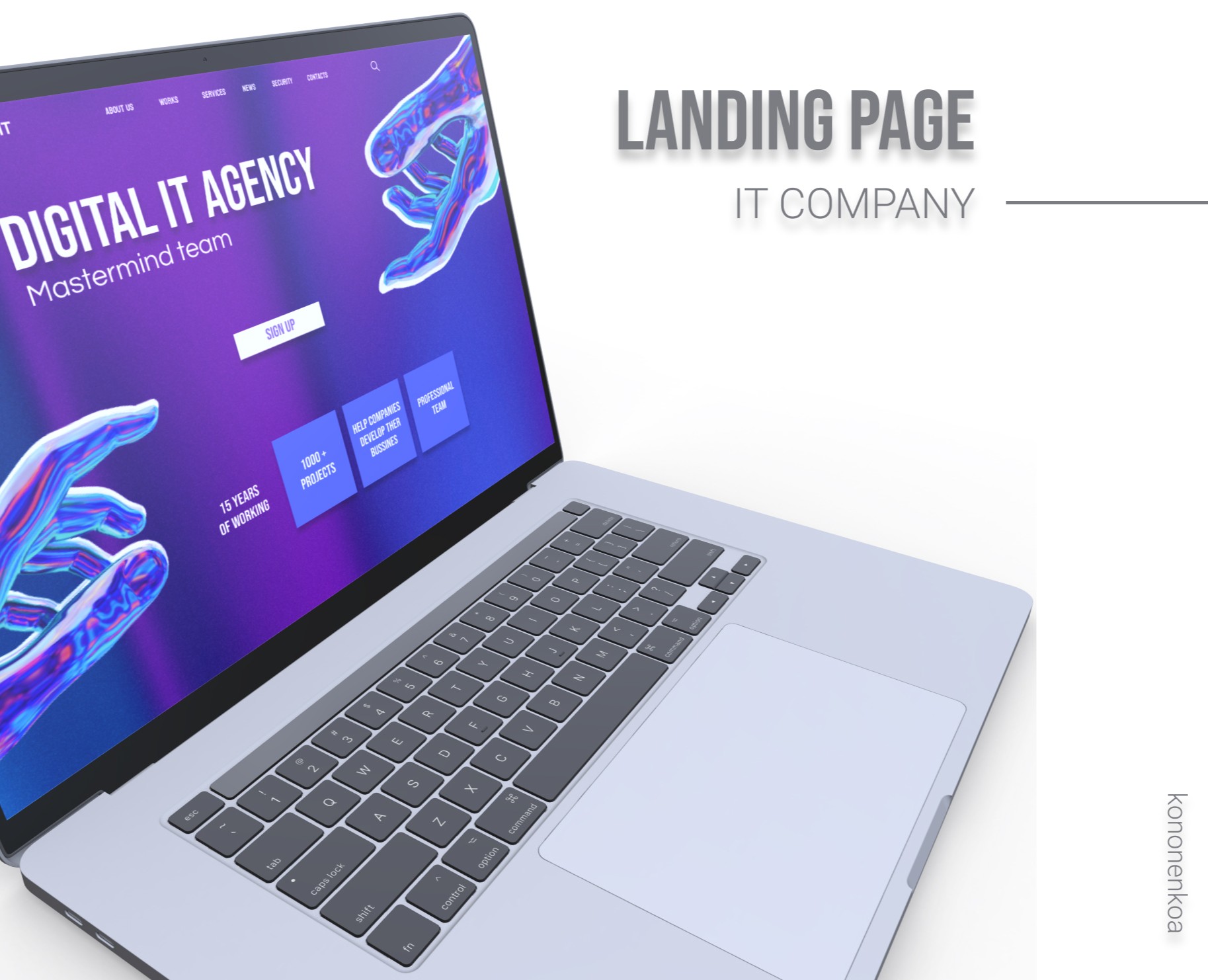 IT Company Landing Page / Profile на Dprofile