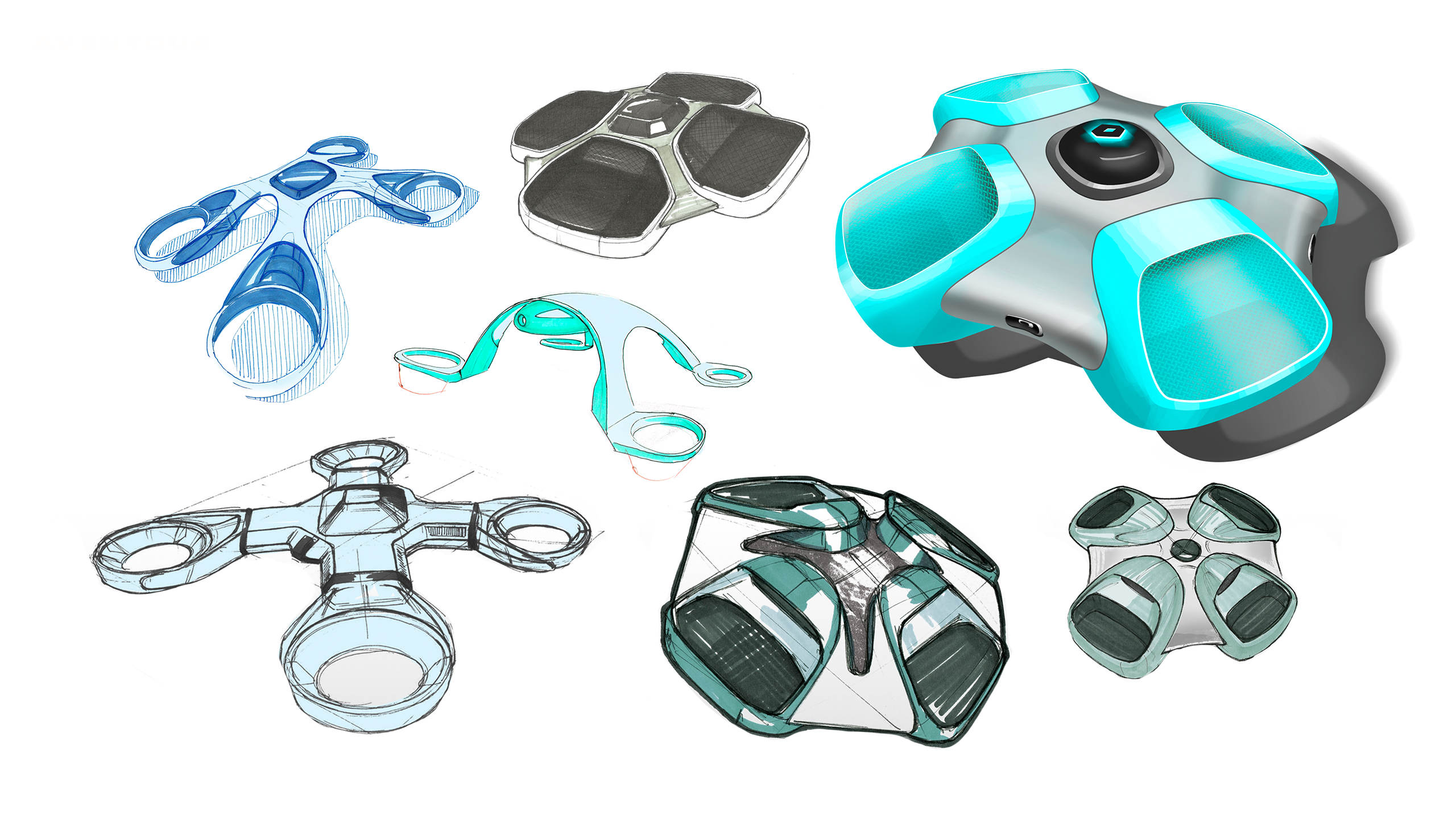 AVENTOUR DRONE — Изображение №9 — 3D на Dprofile
