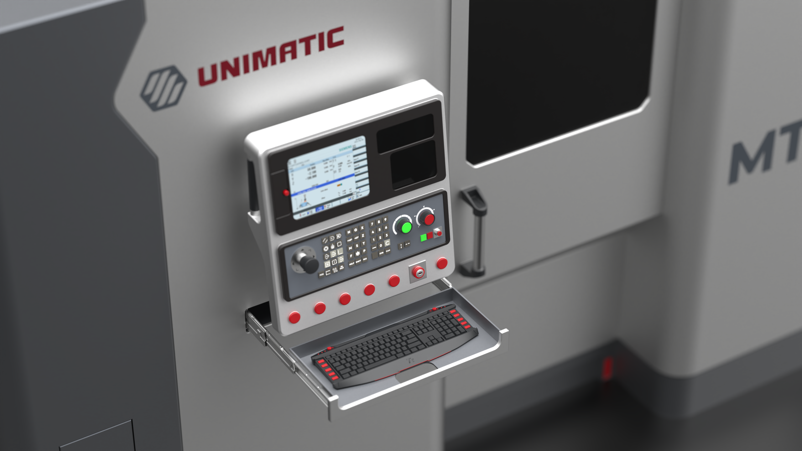 Дизайн токарных центров Unimatic — Изображение №22 — Брендинг, 3D на Dprofile