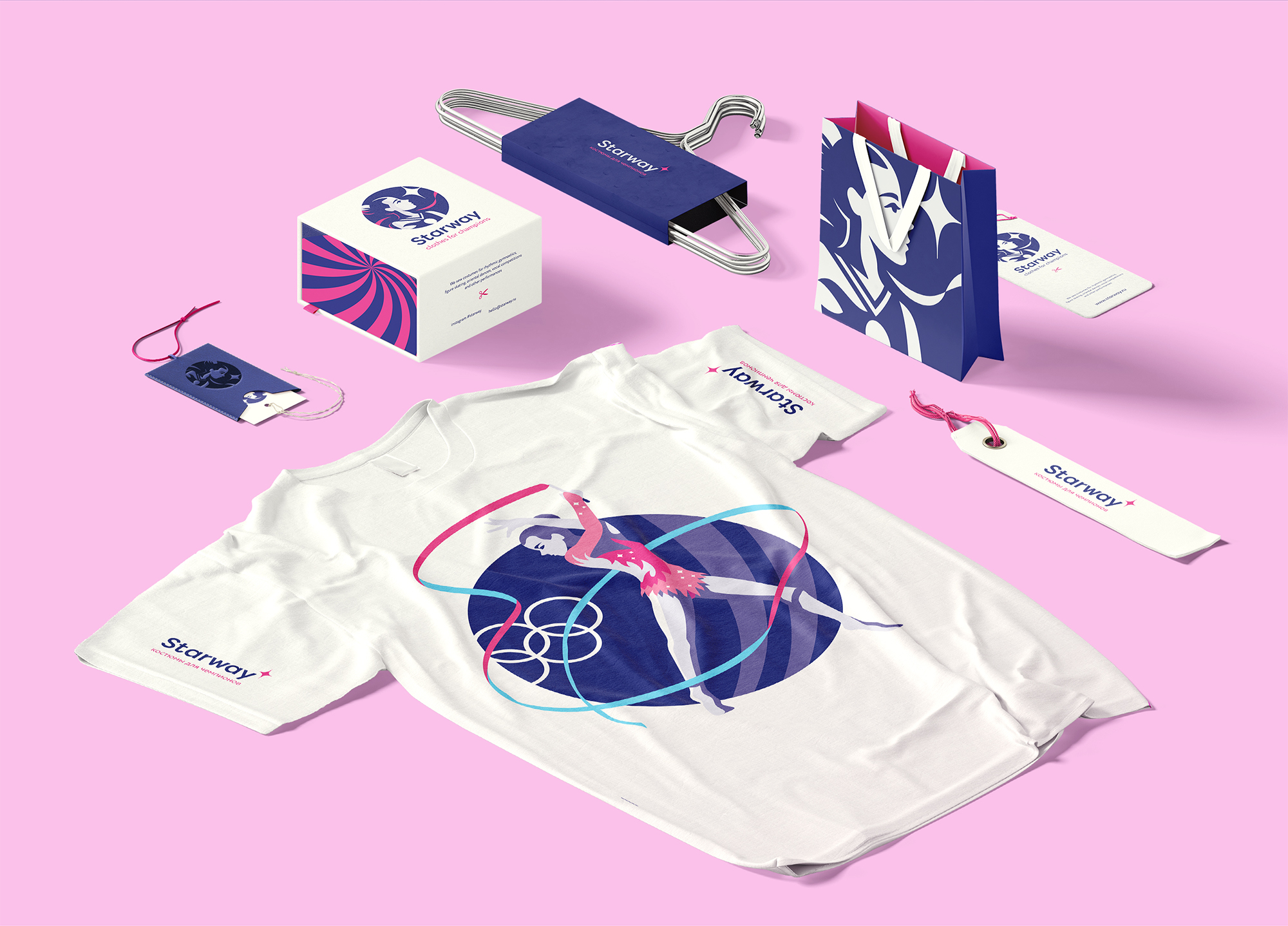 STARWAY. Спортивная одежда и сценические костюмы. — Изображение №11 — Брендинг, Иллюстрация на Dprofile