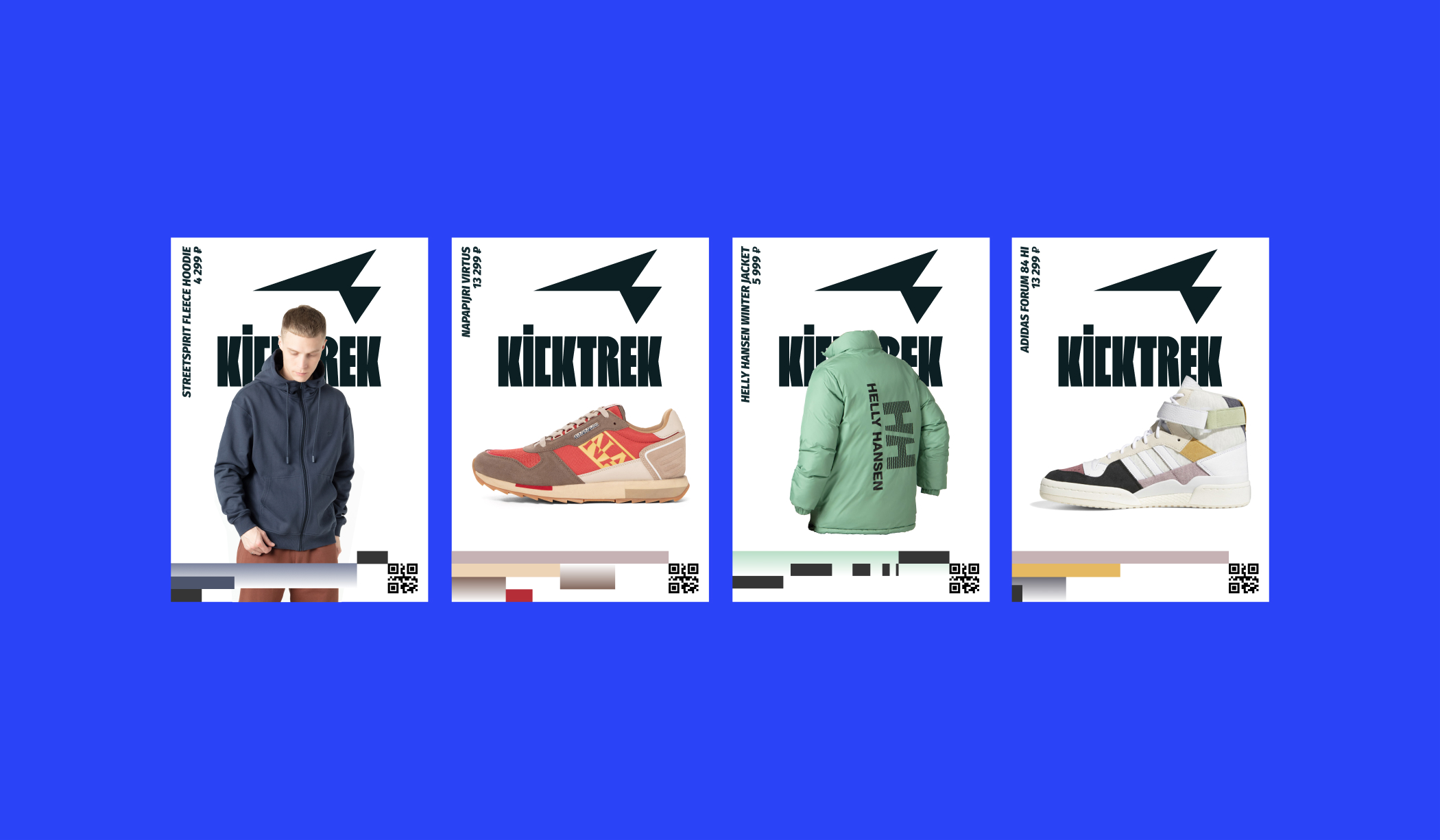 KICKTREK. Спорт-товары и одежда. Айдентика и e-commerce. — Изображение №10 — Интерфейсы, Брендинг на Dprofile