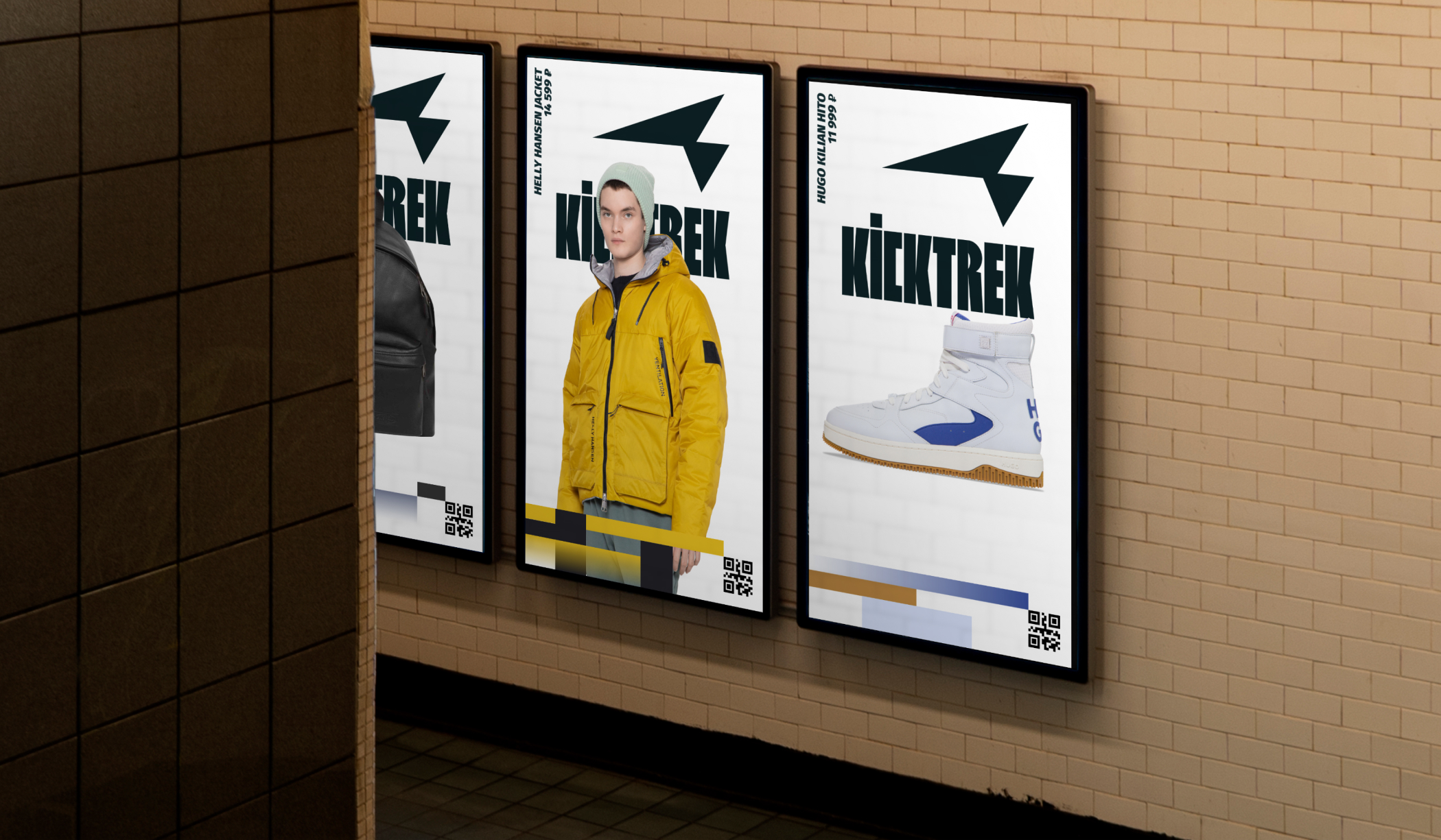 KICKTREK. Спорт-товары и одежда. Айдентика и e-commerce. — Изображение №11 — Интерфейсы, Брендинг на Dprofile
