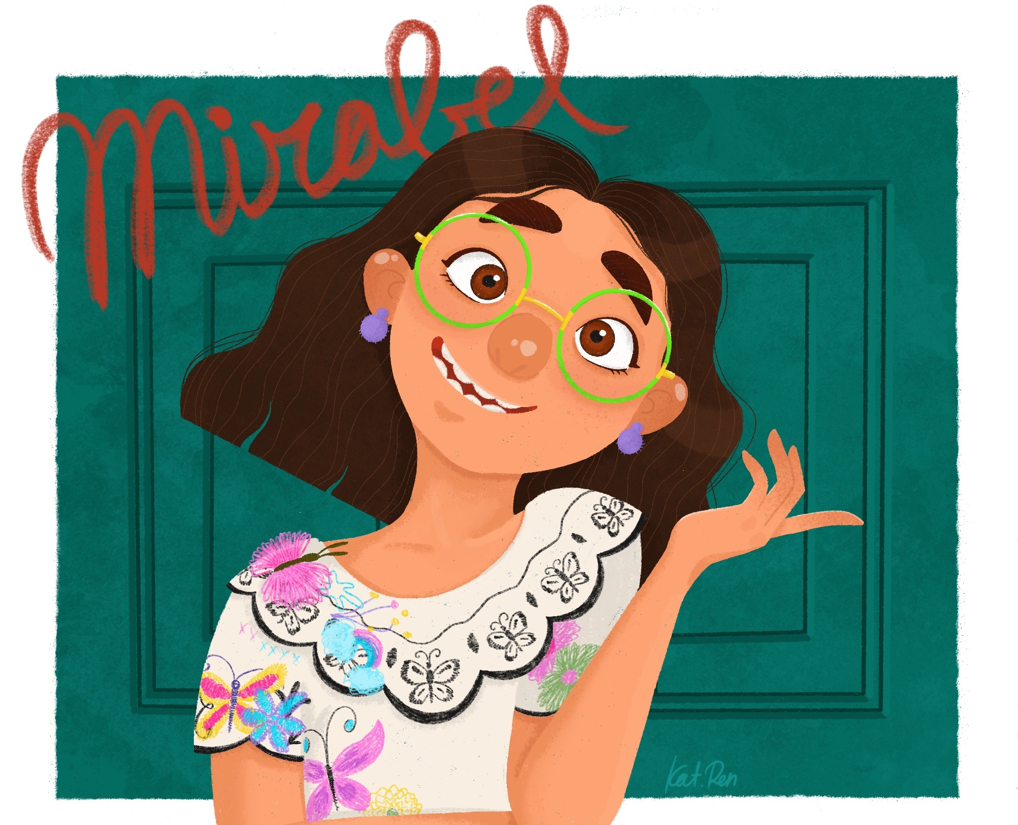 Mirabel (Encanto) — Иллюстрация, Графика на Dprofile