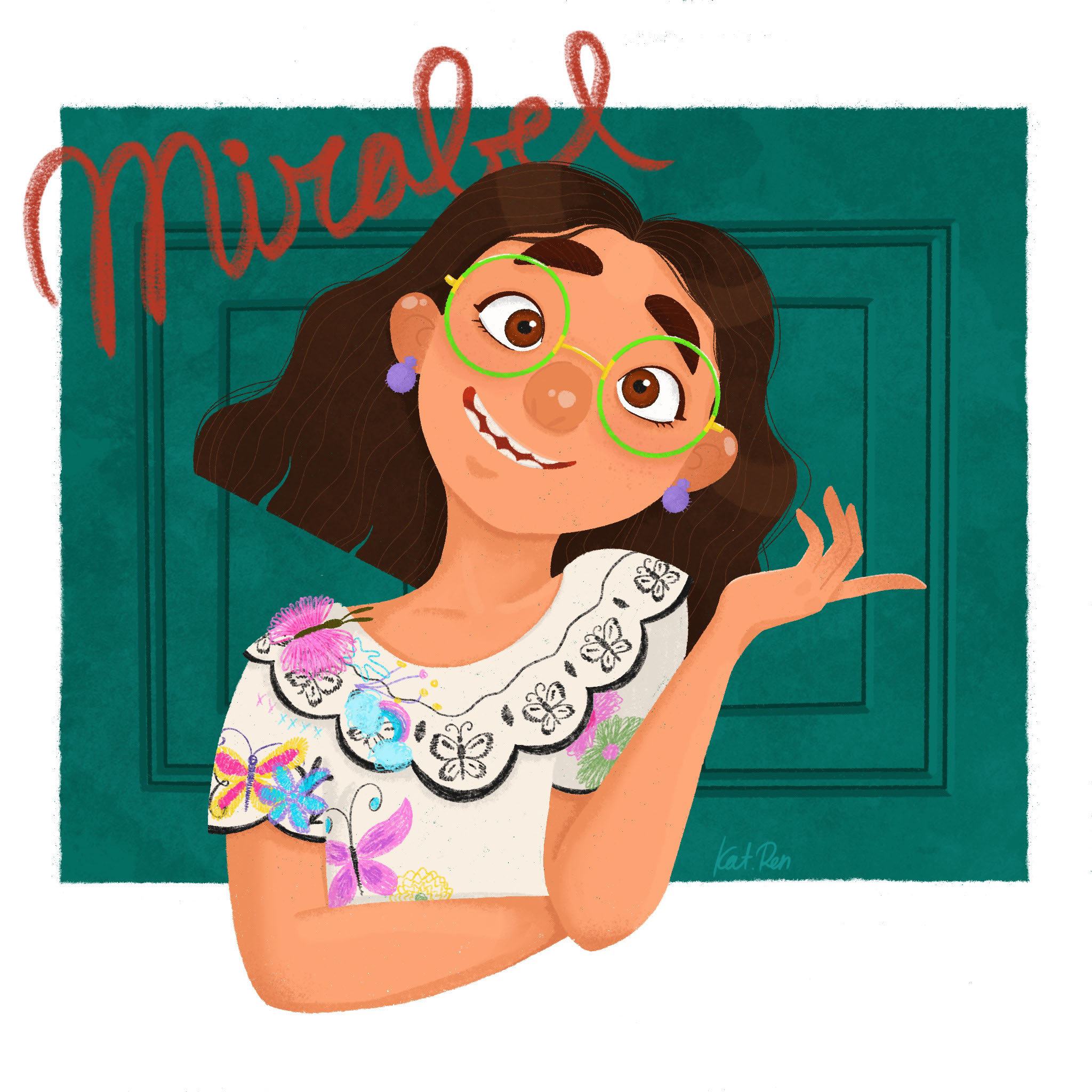 Mirabel (Encanto) — Изображение №1 — Иллюстрация, Графика на Dprofile