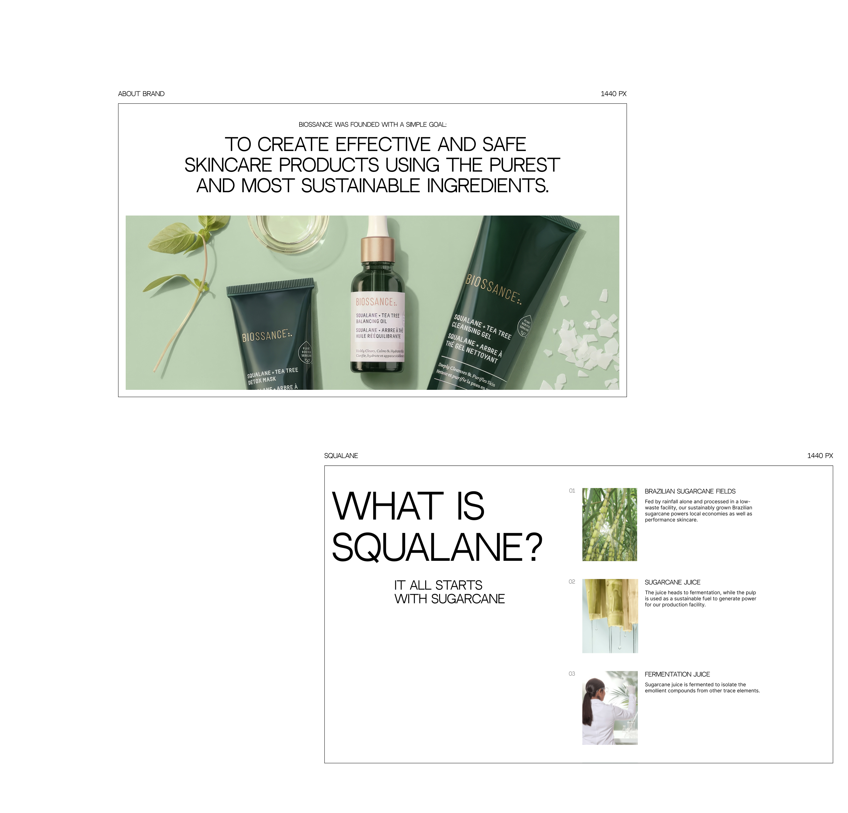 Biossance | Cosmetic store — Изображение №9 — Интерфейсы на Dprofile