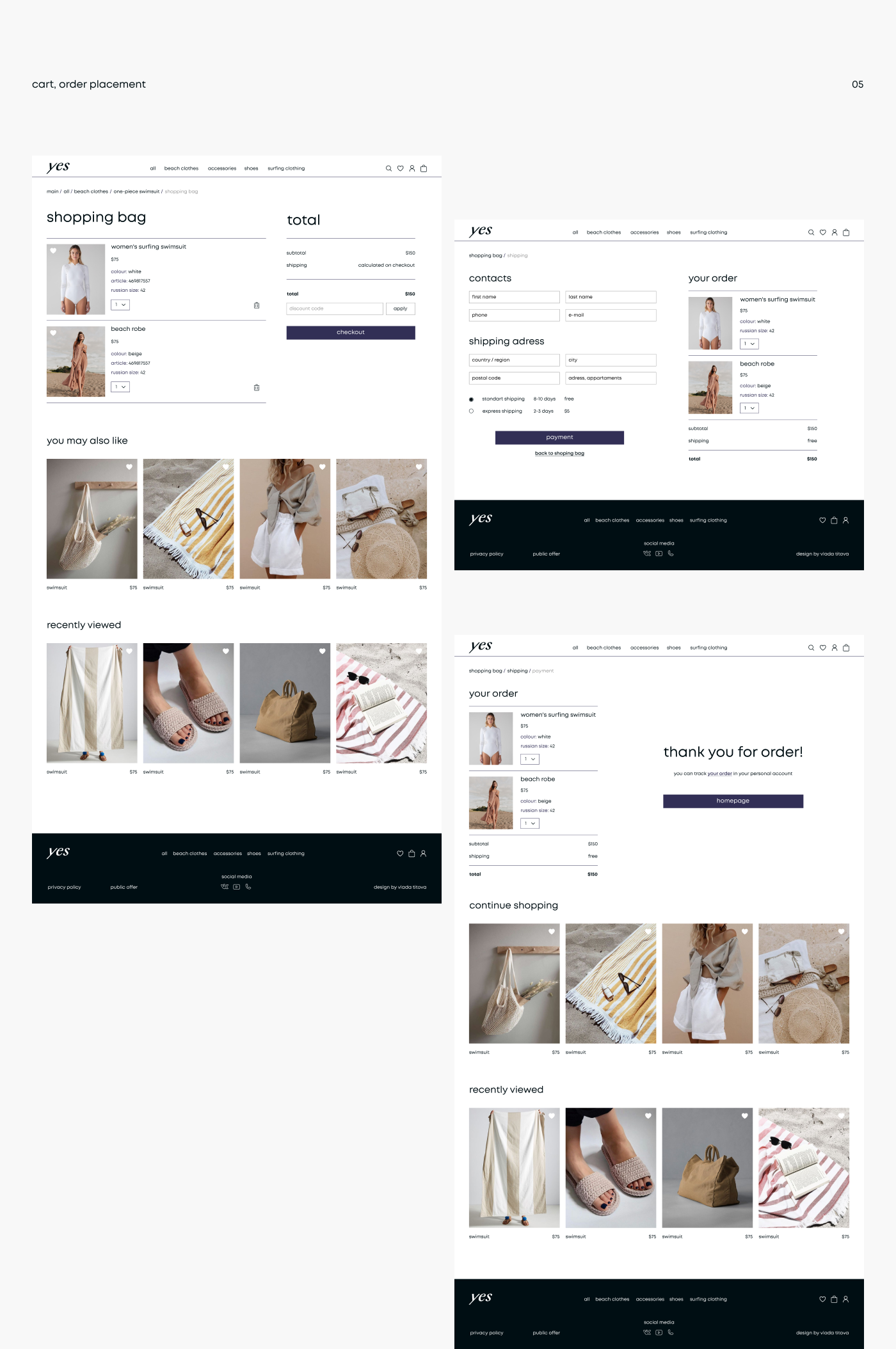 e-commerce | online store | YES — Изображение №5 — Интерфейсы на Dprofile