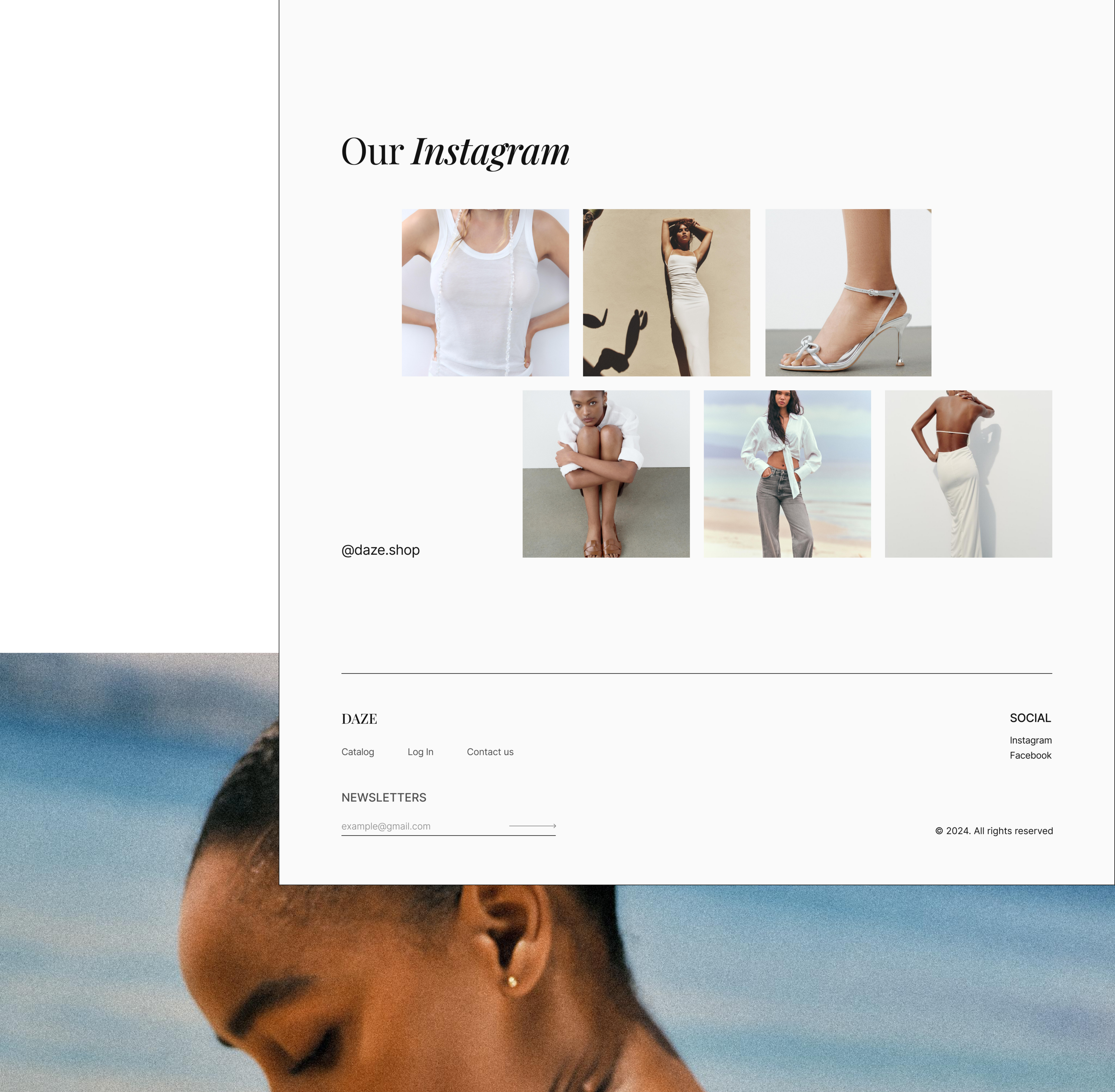DAZE — fashion online store concept — Изображение №6 — Интерфейсы на Dprofile