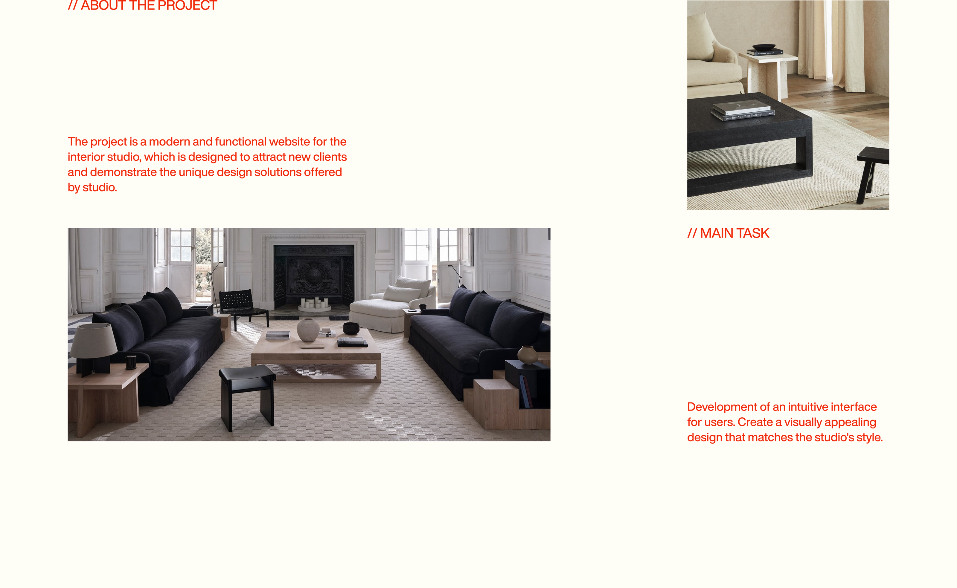 Art Deco | Interior Design Studio — Изображение №2 — Интерфейсы на Dprofile