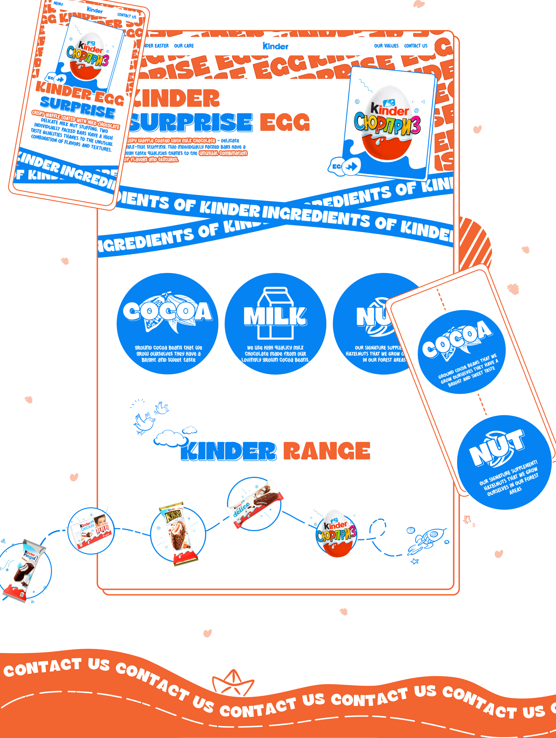 KINDER | Corporate website redesign — Изображение №8 — Интерфейсы, Иллюстрация на Dprofile