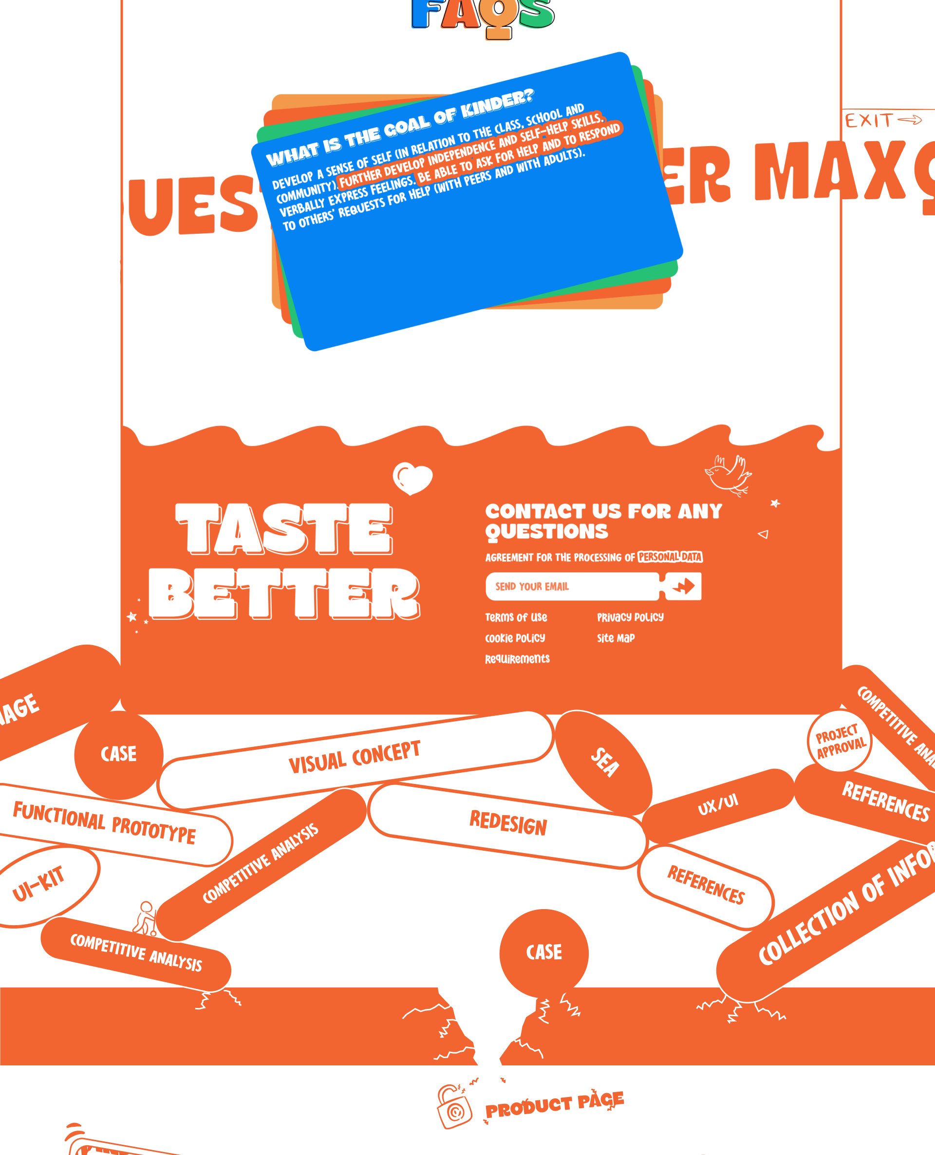KINDER | Corporate website redesign — Изображение №7 — Интерфейсы, Иллюстрация на Dprofile