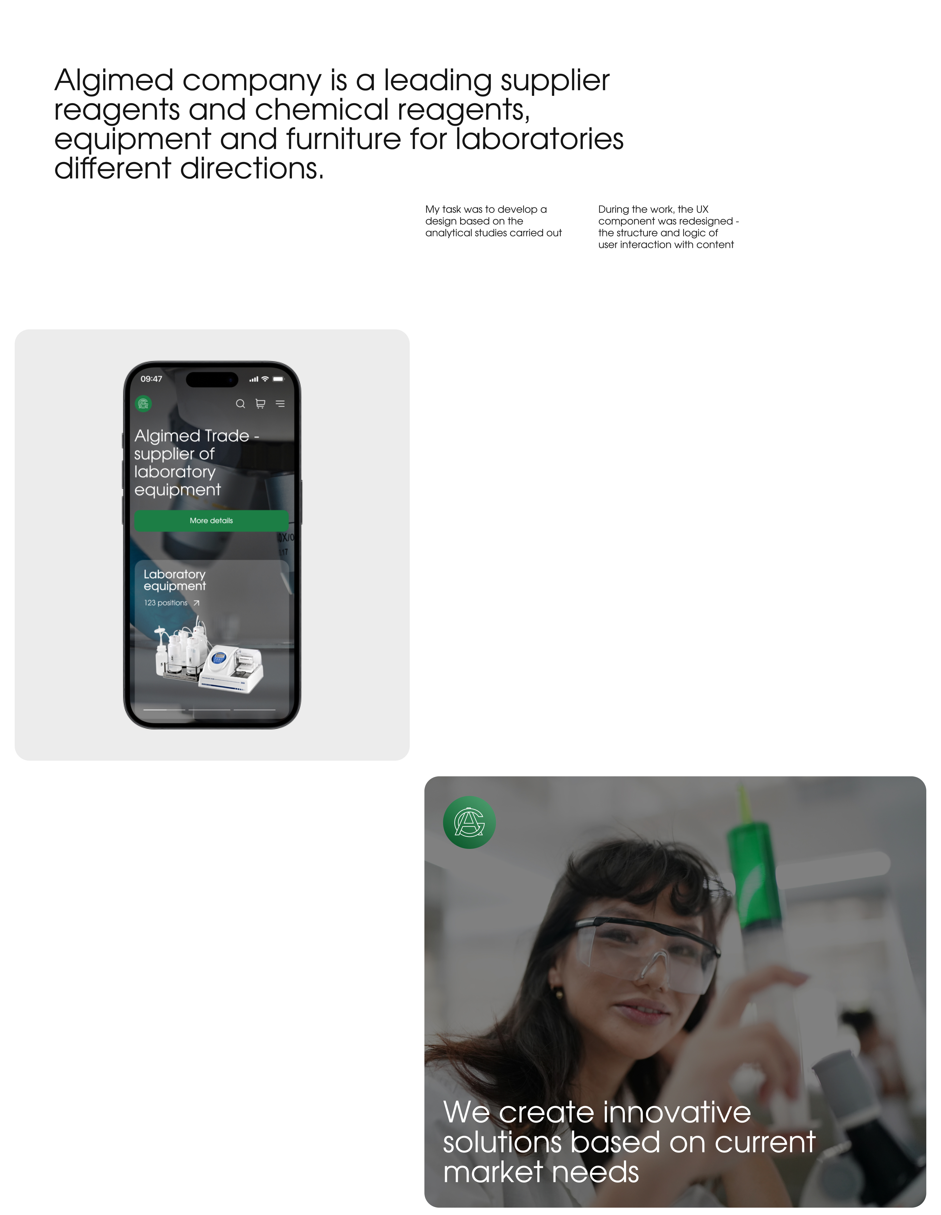 Website for a medical equipment supplier — Изображение №2 — Интерфейсы на Dprofile