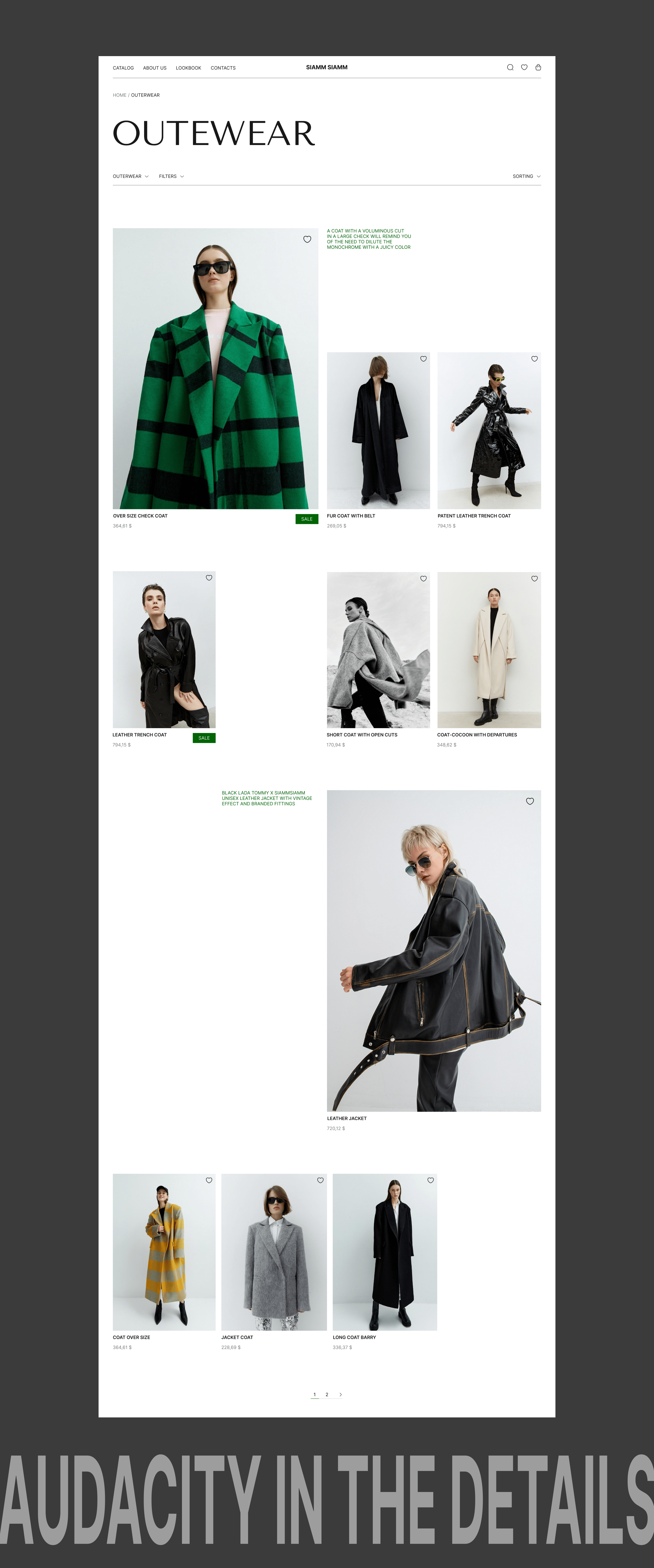 SIAMMSIAMM ӏ E-COMMERCE REDESIGN — Изображение №3 — Интерфейсы, Брендинг на Dprofile