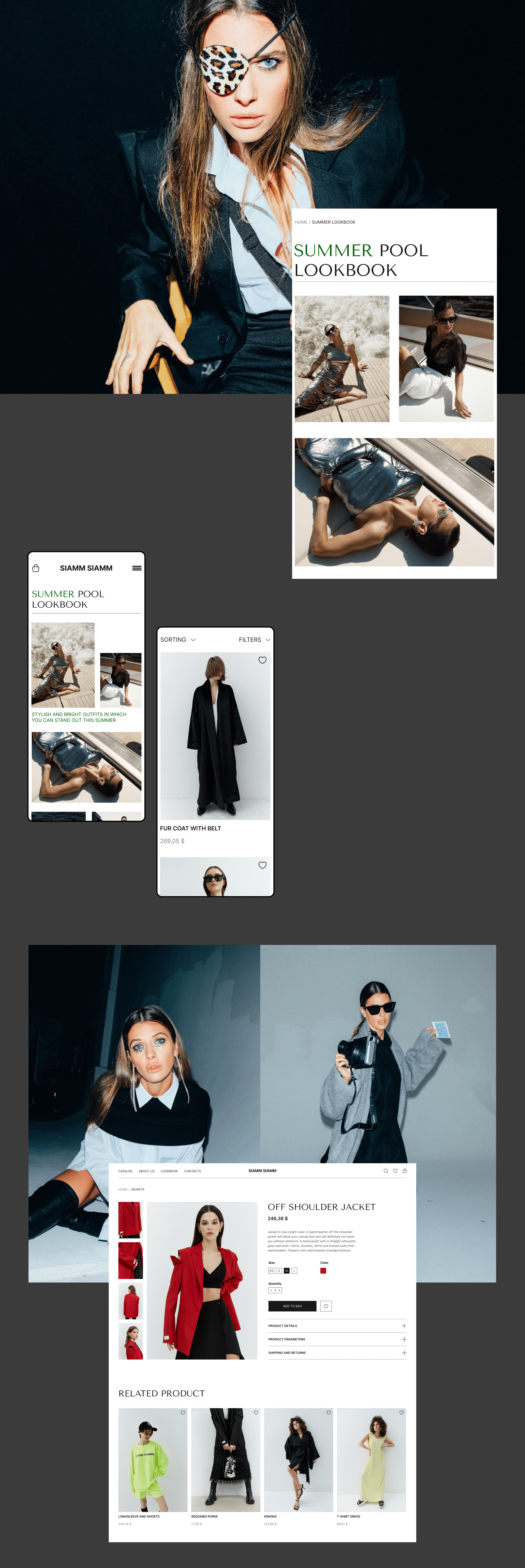 SIAMMSIAMM ӏ E-COMMERCE REDESIGN — Изображение №4 — Интерфейсы, Брендинг на Dprofile