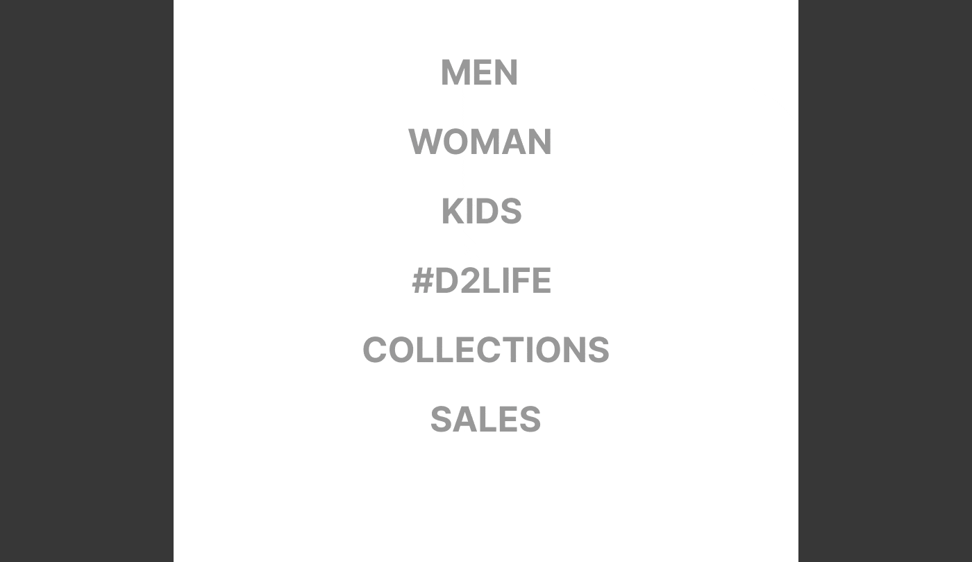 DSQUARED2 | E-commerce redesign — Изображение №2 — Интерфейсы на Dprofile